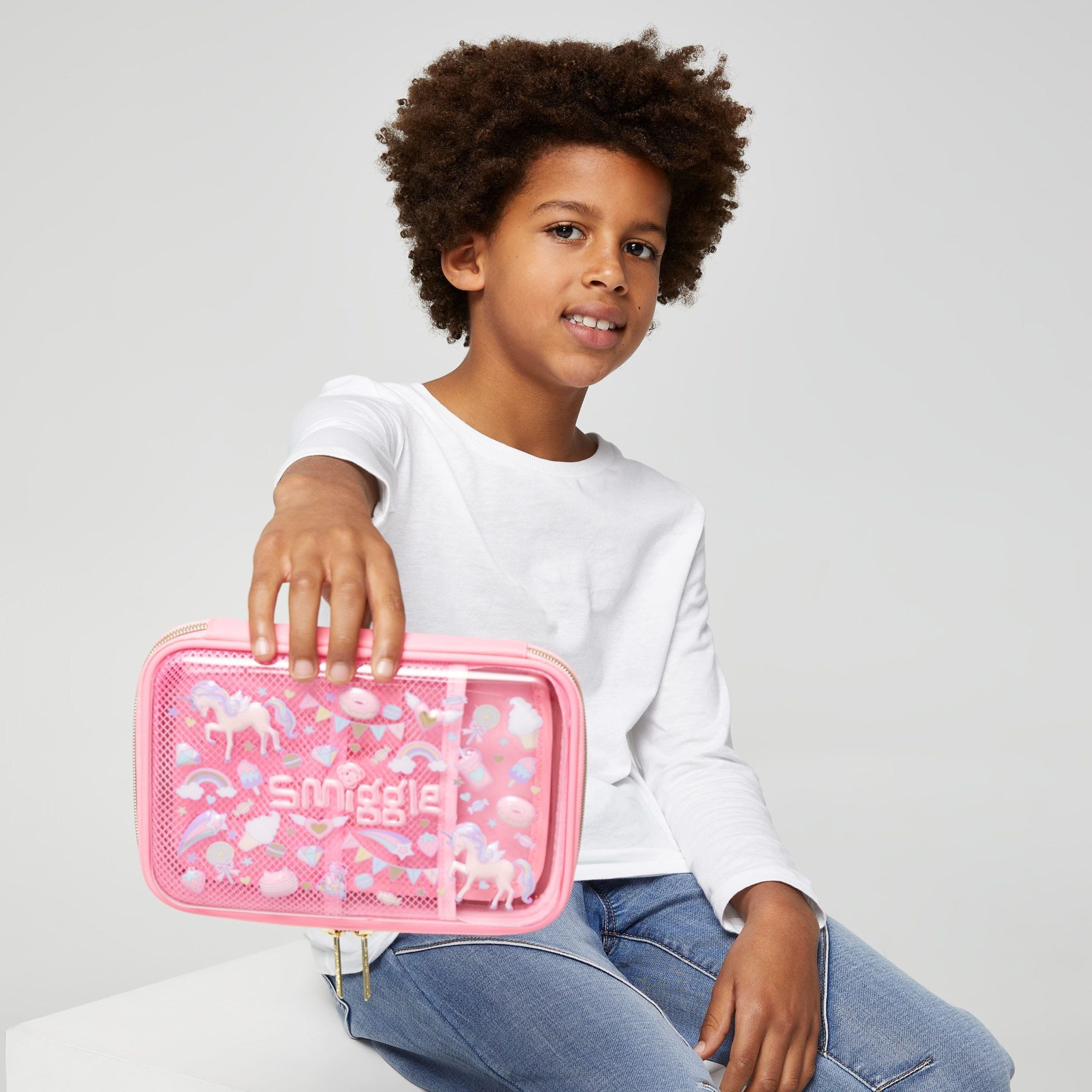 Smiggle - Fiesta 3lü Okul Çanta Seti-Dinossi