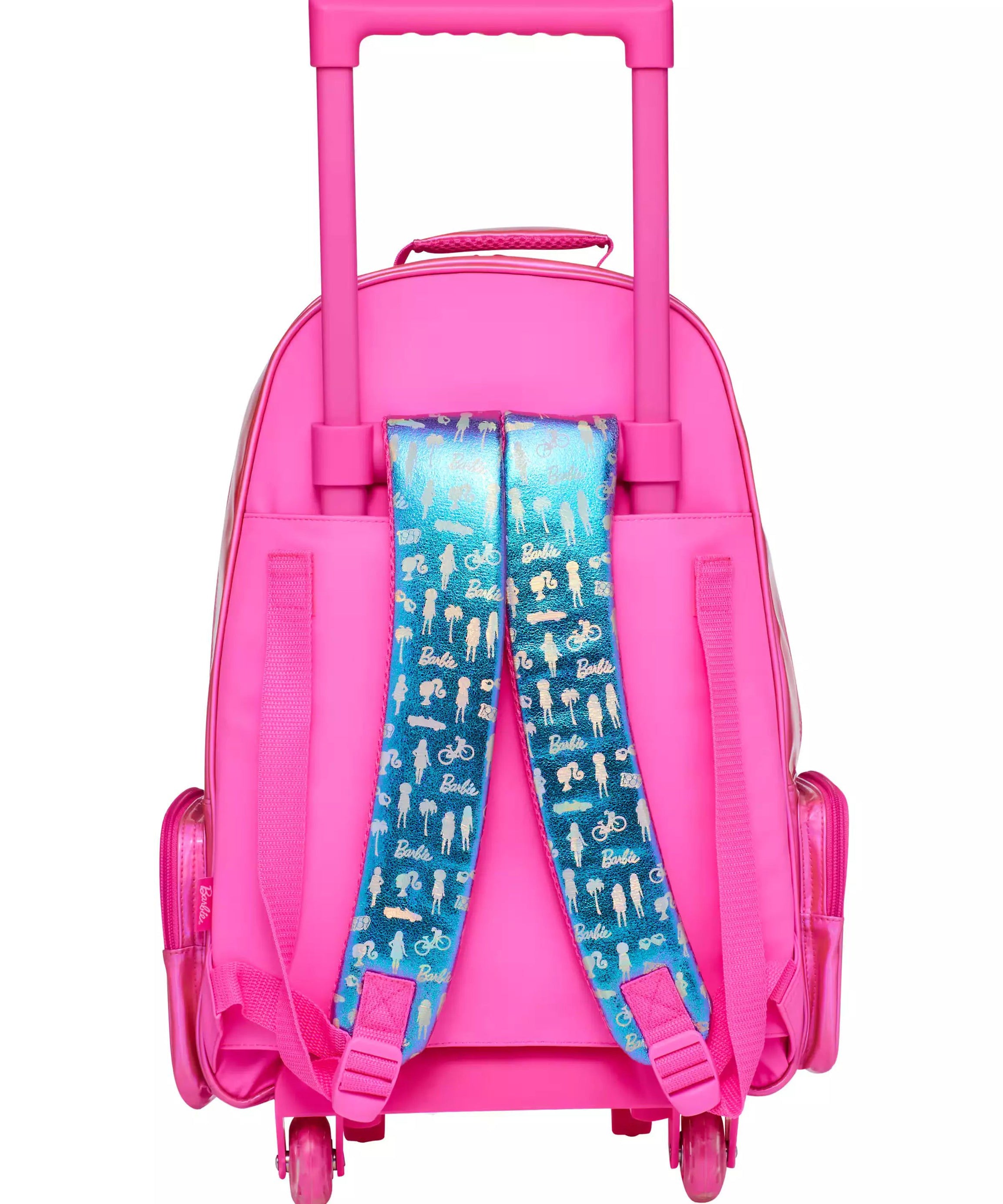 Smiggle - Barbie Çekçekli Işıklı Tekerlekli Çanta-Dinossi