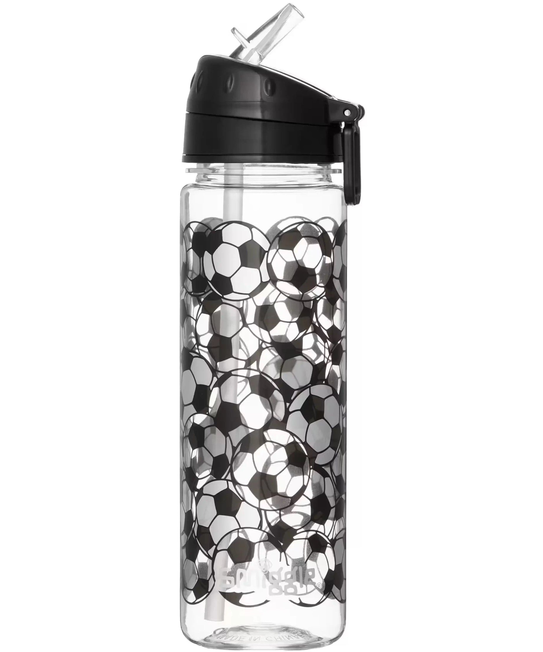 Smiggle - Goal Pipetli 650ML BPA İçermeyen Suluk-Dinossi