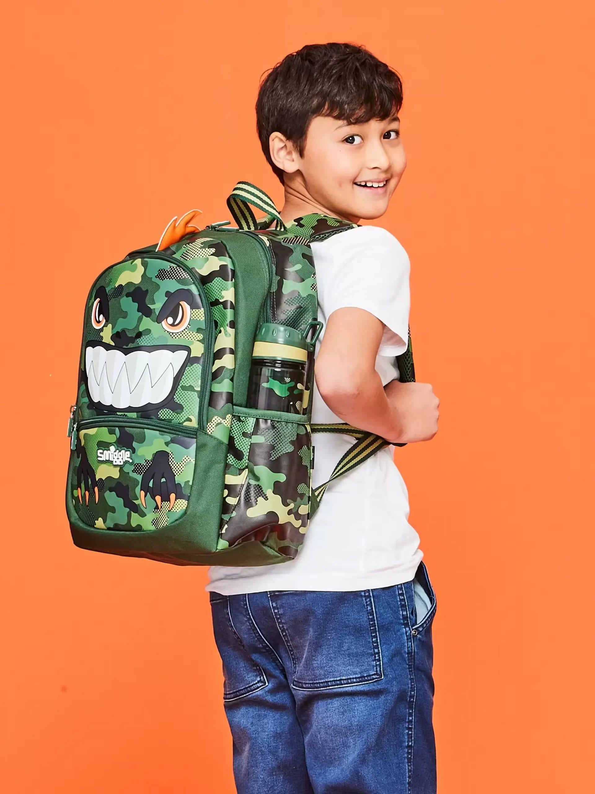 Smiggle - Best Budz 650ML BPA İçermeyen Suluk-Dinossi