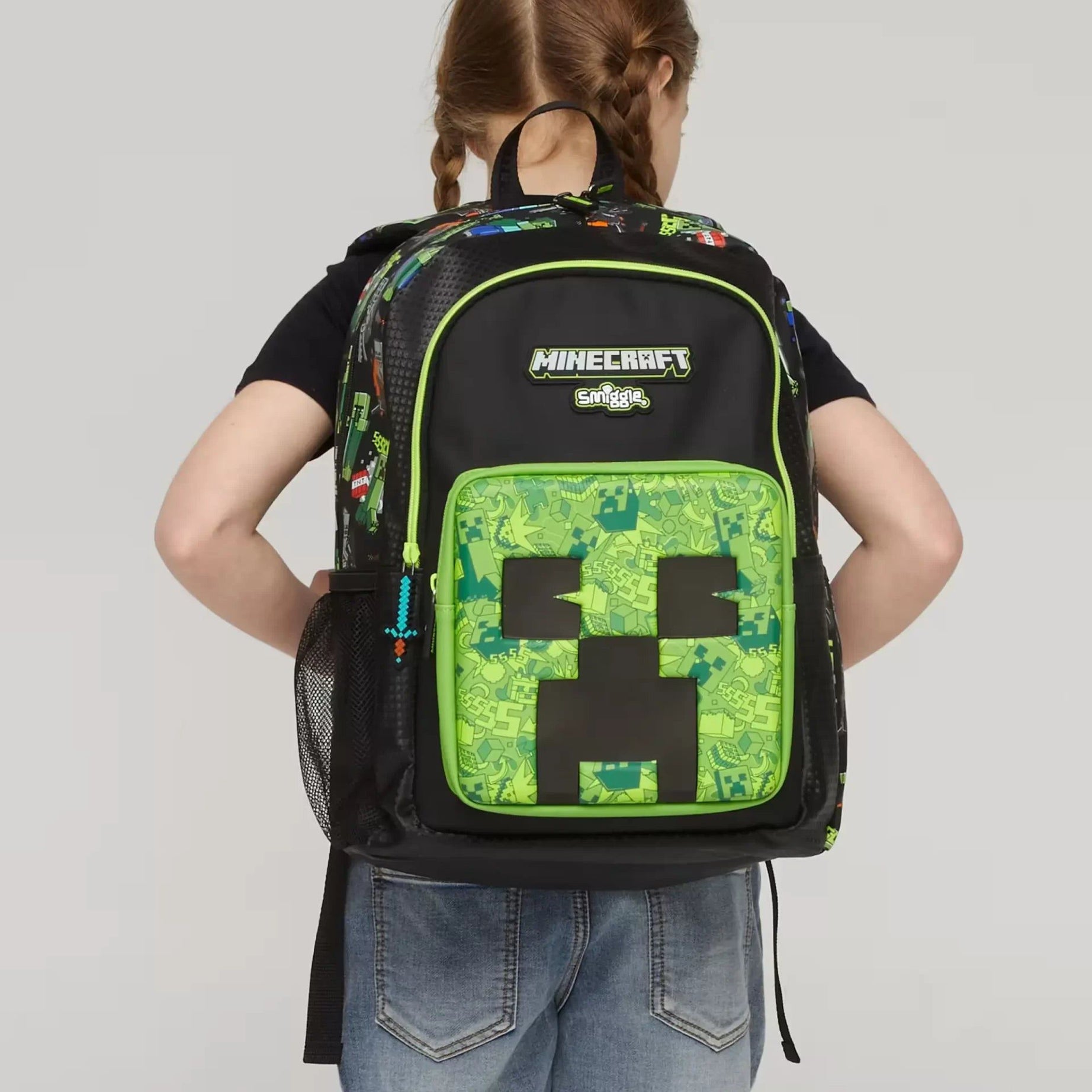 Smiggle - Minecraft Klasik Sırt Çantası-Dinossi