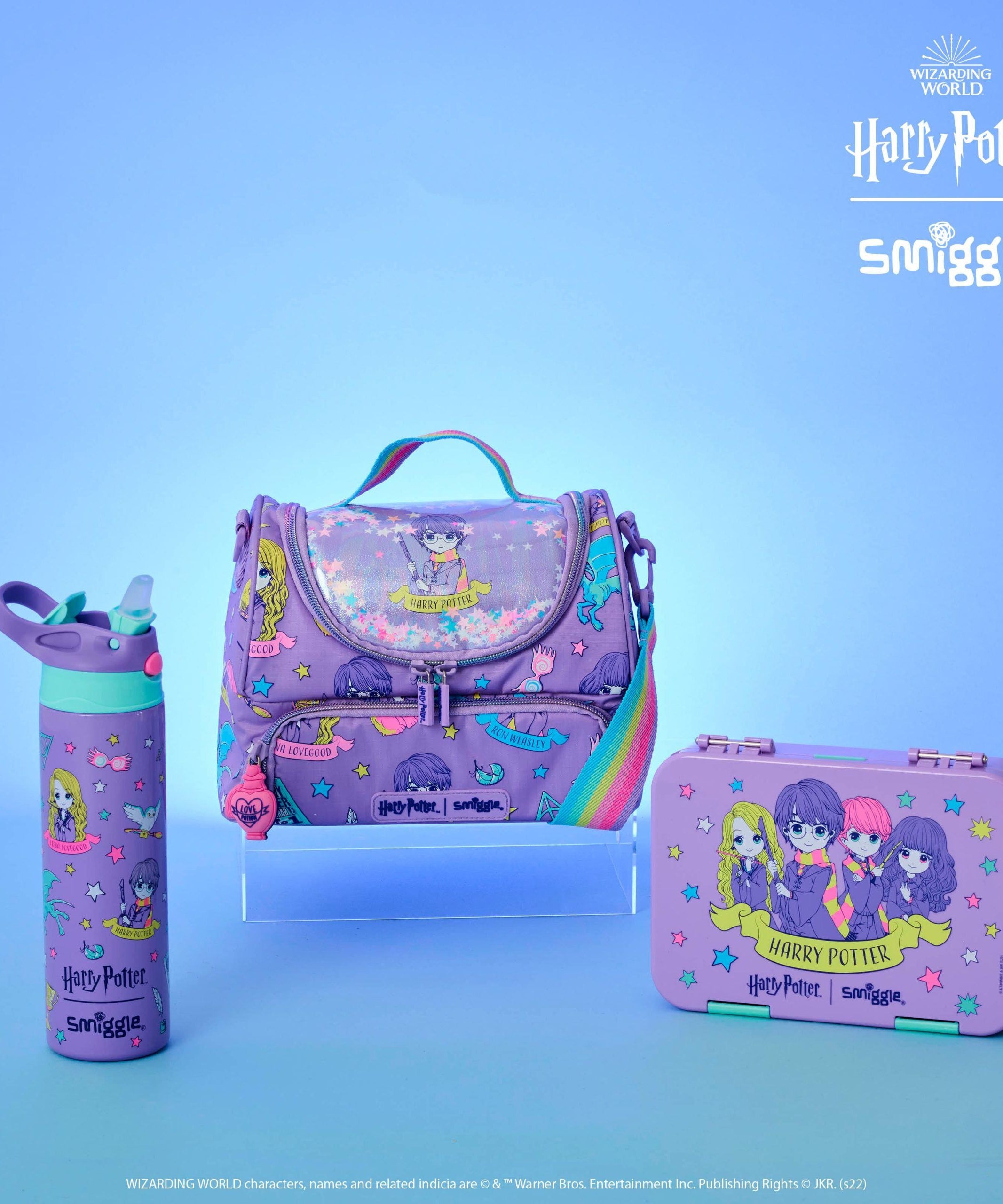 Smiggle - Harry Potter Orta Boy Bento Yemek Kutusu-Dinossi