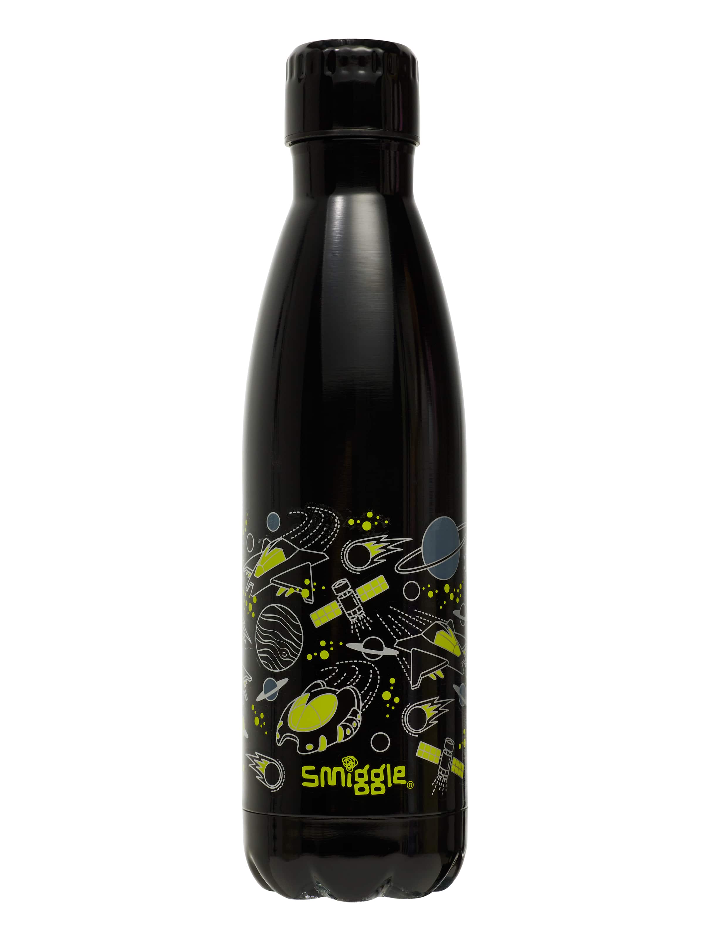 Smiggle - Fly High Kapaklı Çelik 500ML Matara-Dinossi