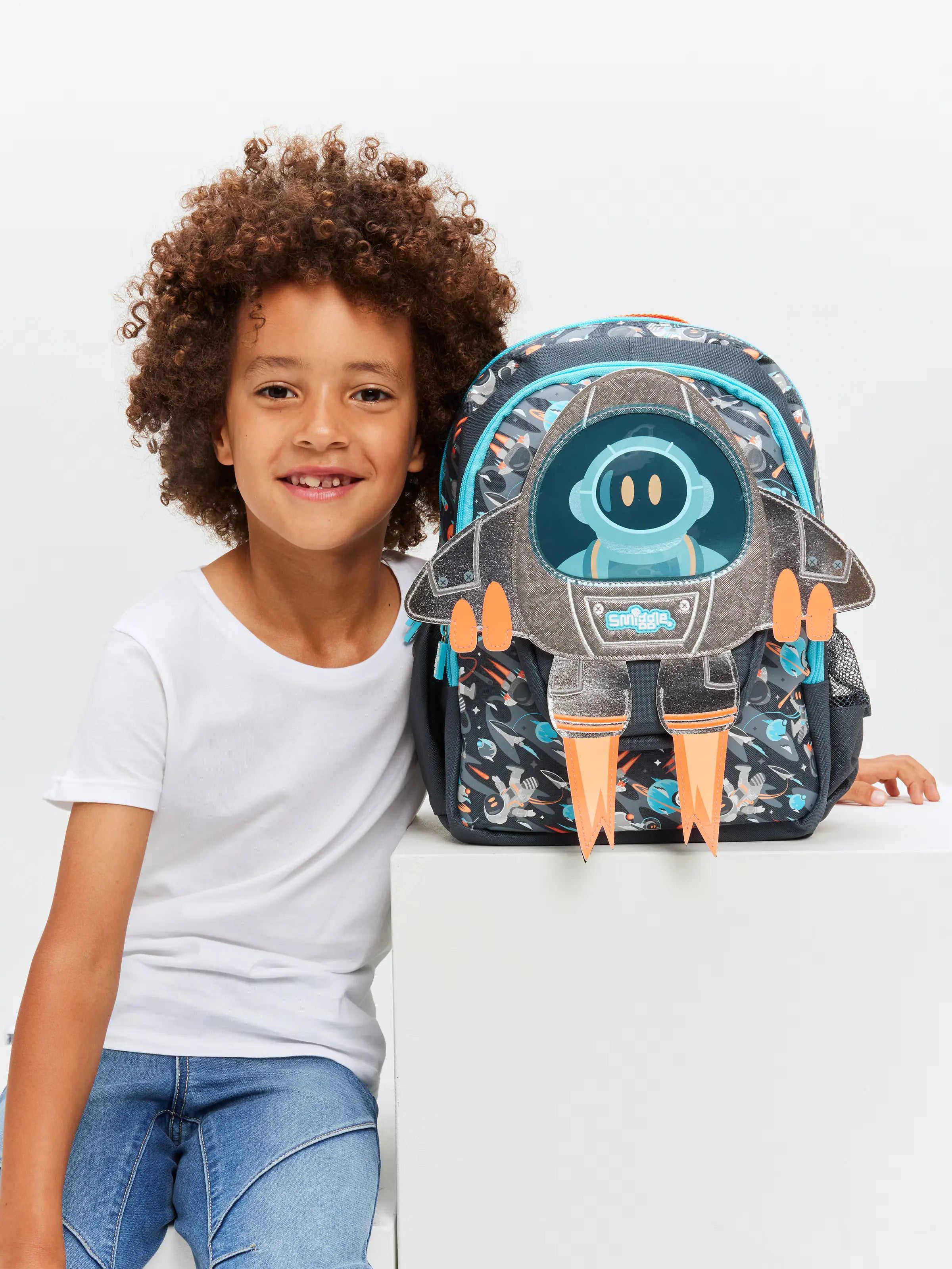 Smiggle - Blast Off Junior Anaokulu Sırt Çantası-Dinossi