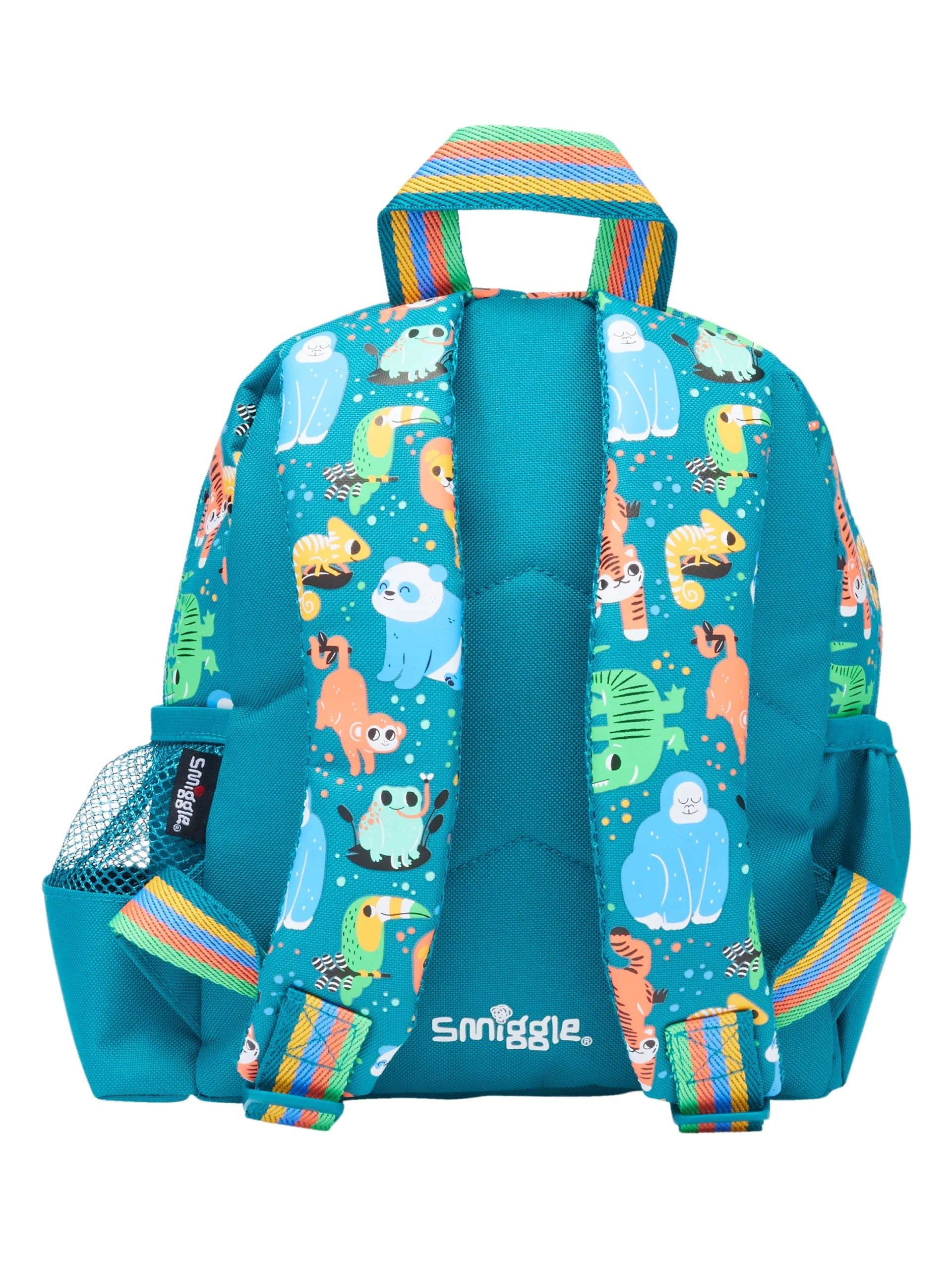 Smiggle - Big Dreams Anaokulu Çıkarılabilir Peluşlu Sırt Çantası-Dinossi
