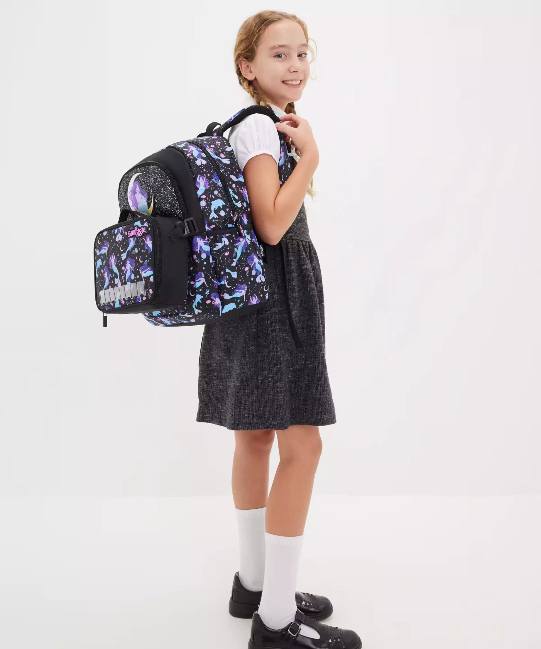 Smiggle – Limitless Klasik Okul Sırt Çantası-Dinossi