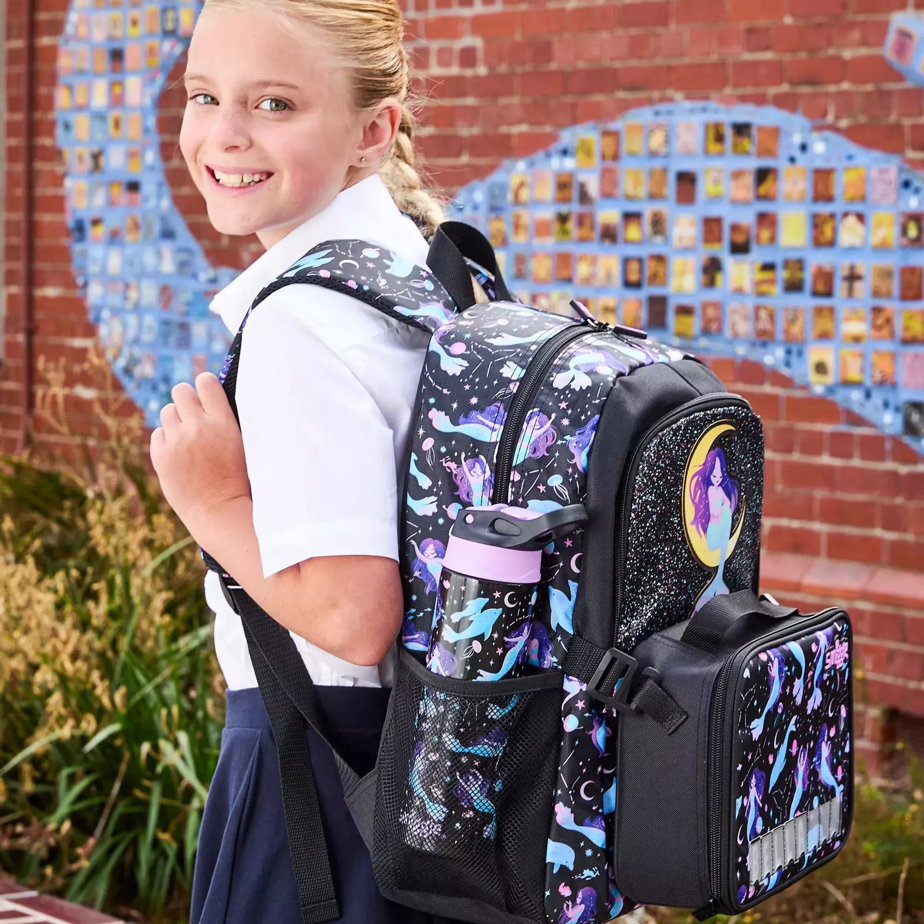 Smiggle – Limitless Klasik Okul Sırt Çantası-Dinossi