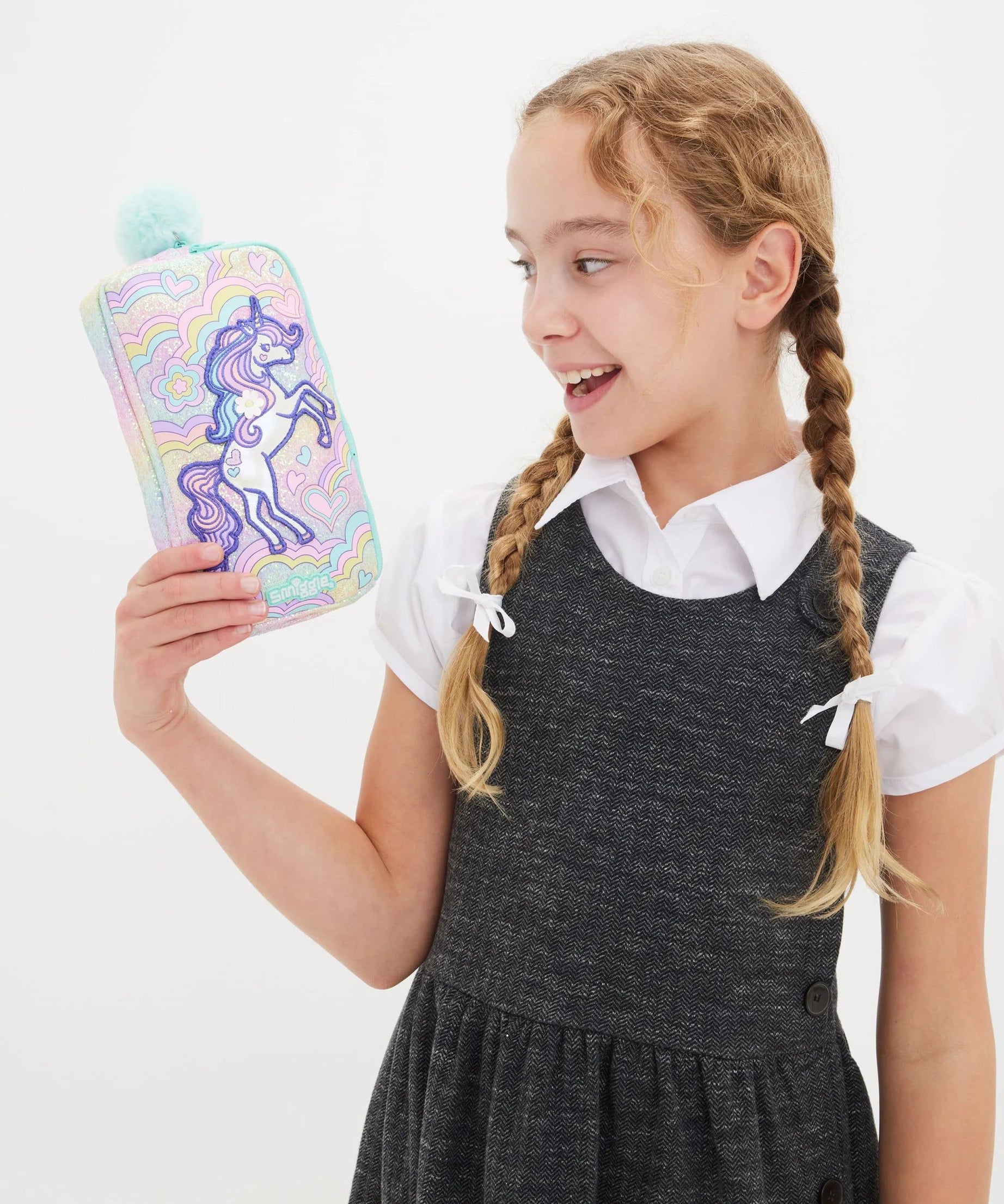 Smiggle - Limitless Klasik Kalem Kutusu-Dinossi