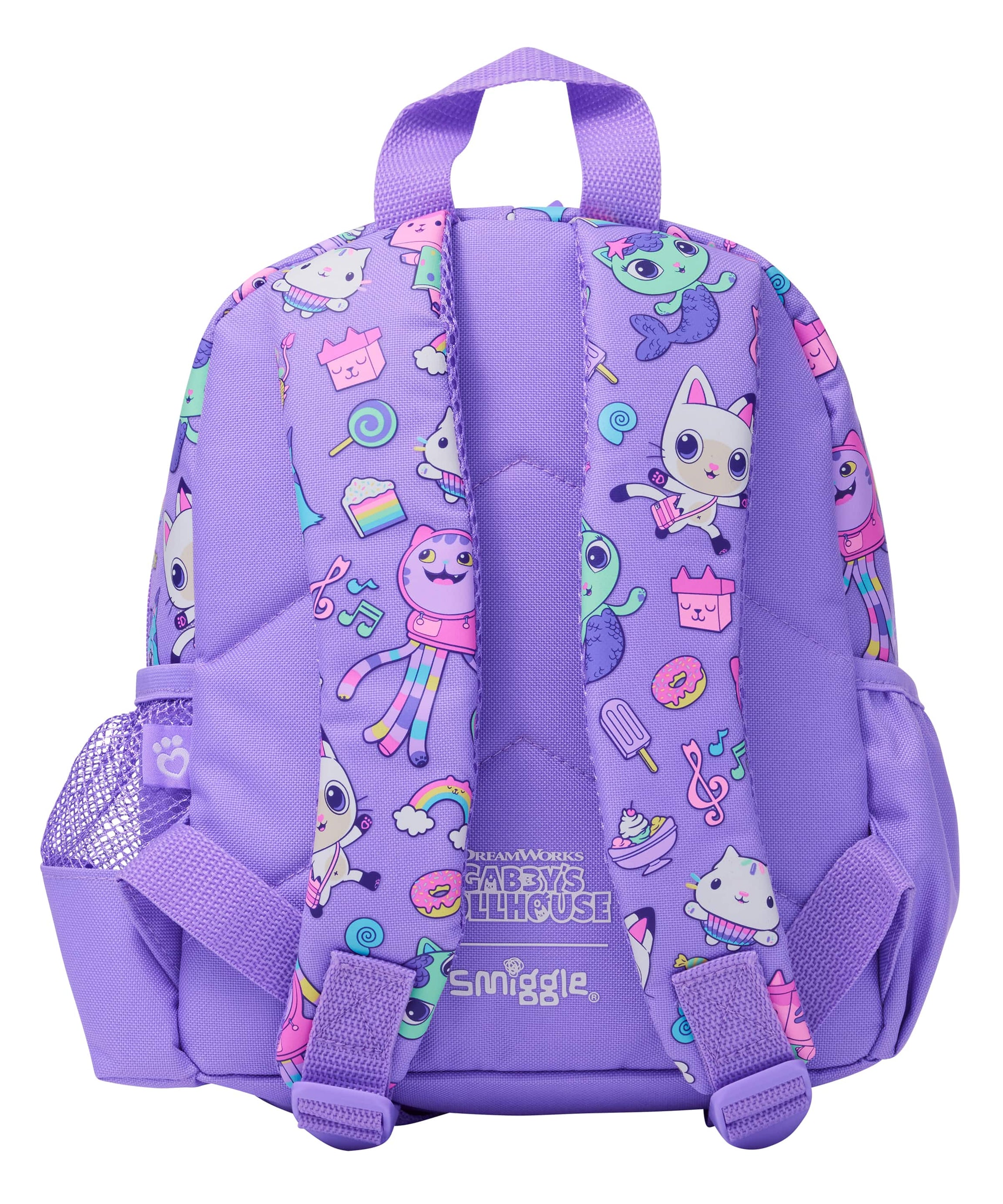Smiggle - Gabbys Dollhouse Kreş Çıkarabilir Oyuncaklı Sırt Çantası-Dinossi