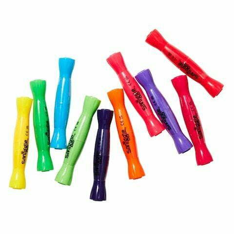 Smiggle - Bon Bon Şeker Kokulu Fosforlu Kalem Paketi X10-Dinossi