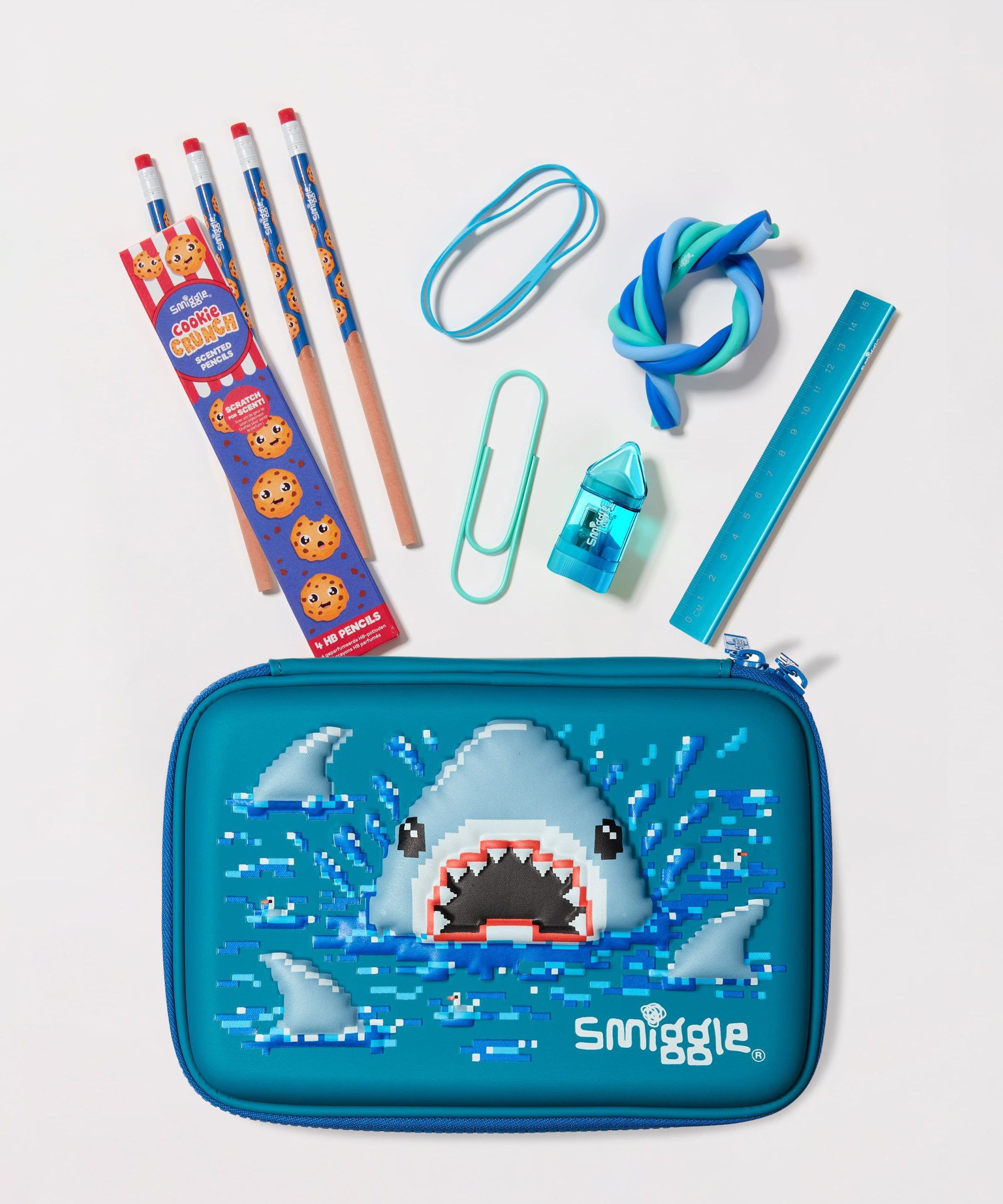Smiggle - Beyond Kalem Kutusu ve Kırtasiye Paketi-Dinossi