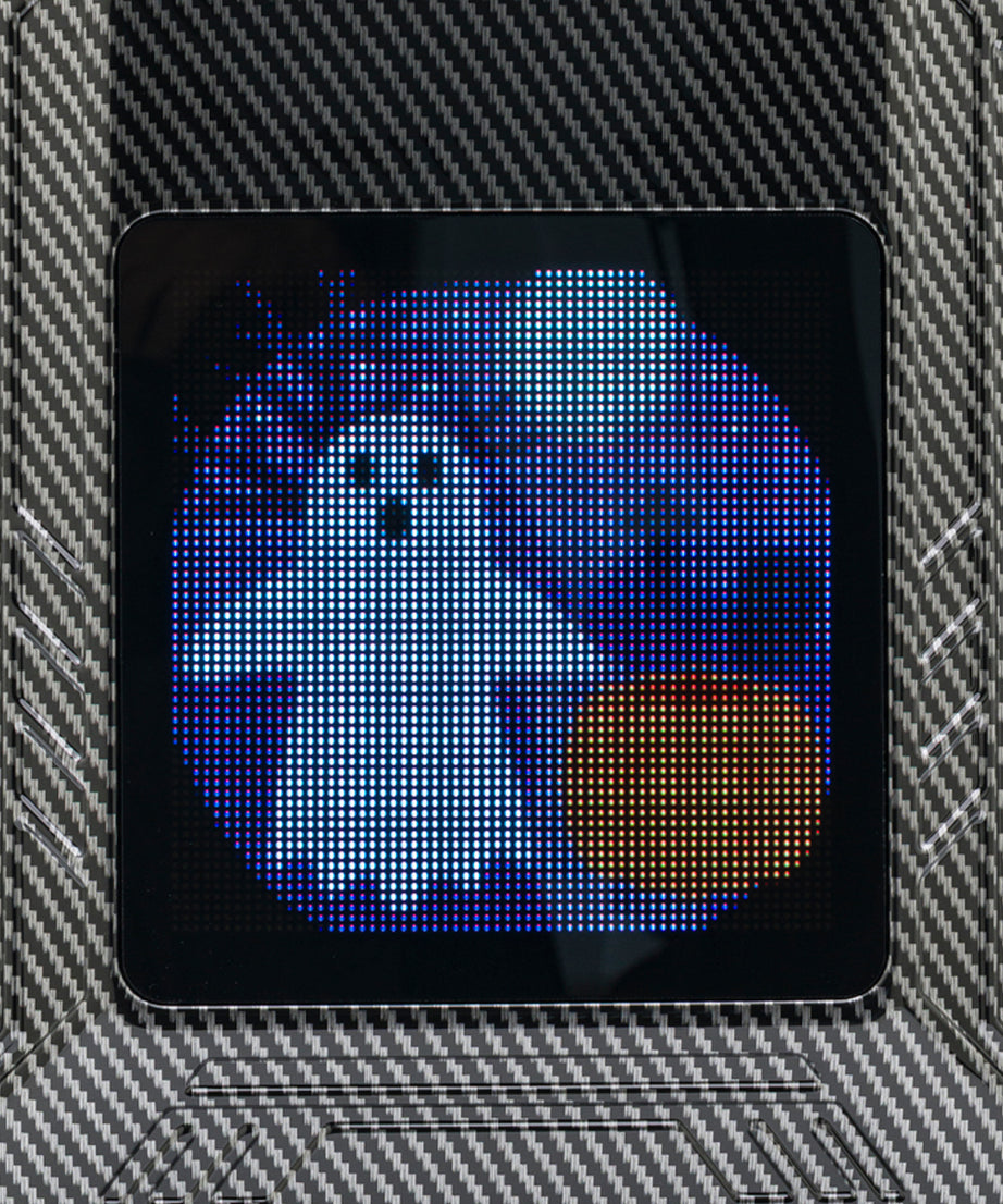 iPixi – Средний рюкзак из титана с LED экраном