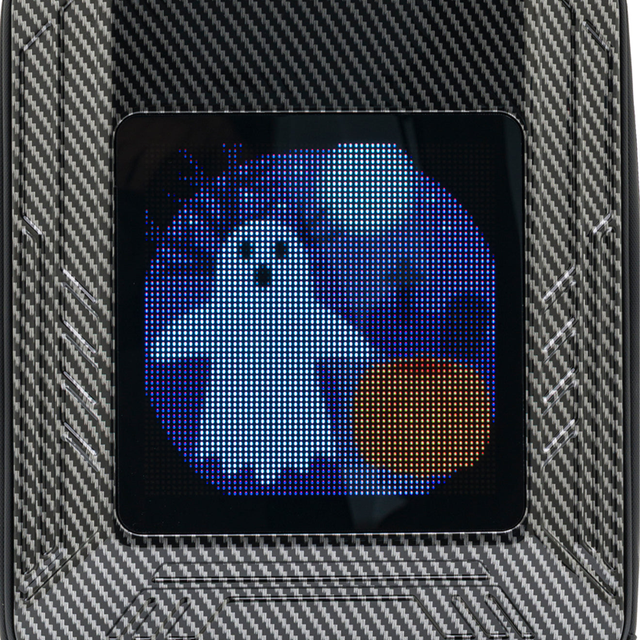 iPixi – Средний рюкзак из титана с LED экраном