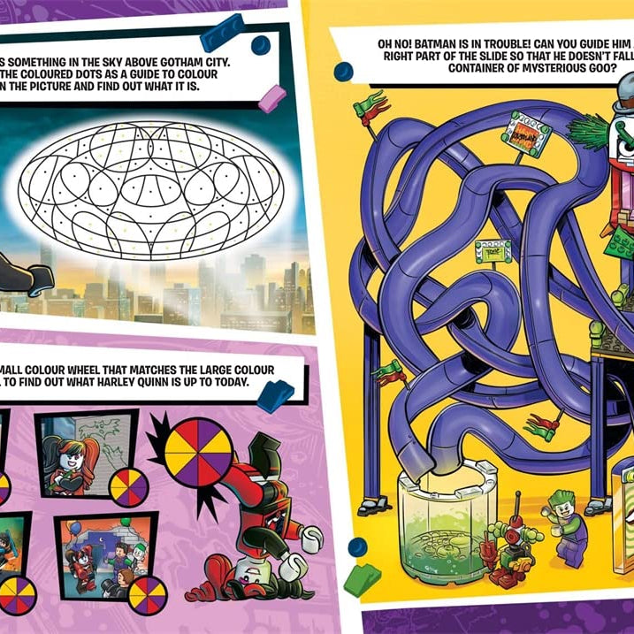 Лего - ЛЕГО Гарри Поттер Фигурки Домов Хогвартса с Игрушками Фигурками Английская Книга с Заданиями и Историями