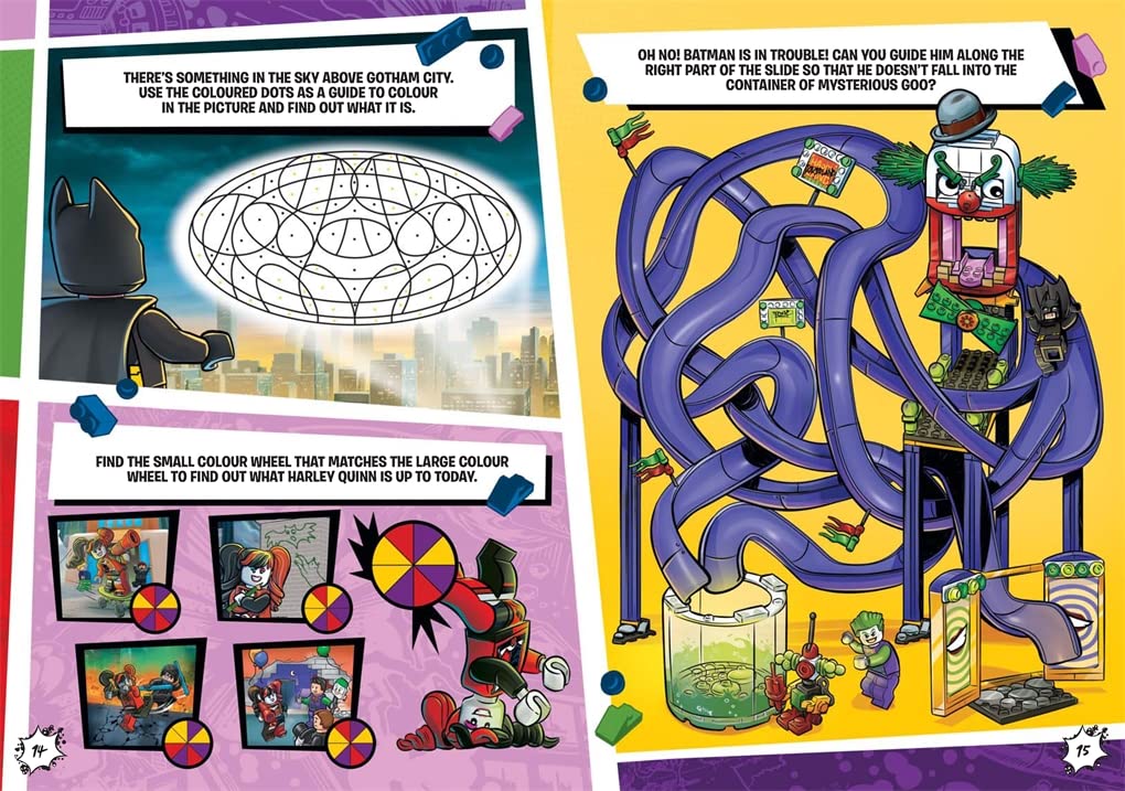 Лего - ЛЕГО Гарри Поттер Фигурки Домов Хогвартса с Игрушками Фигурками Английская Книга с Заданиями и Историями