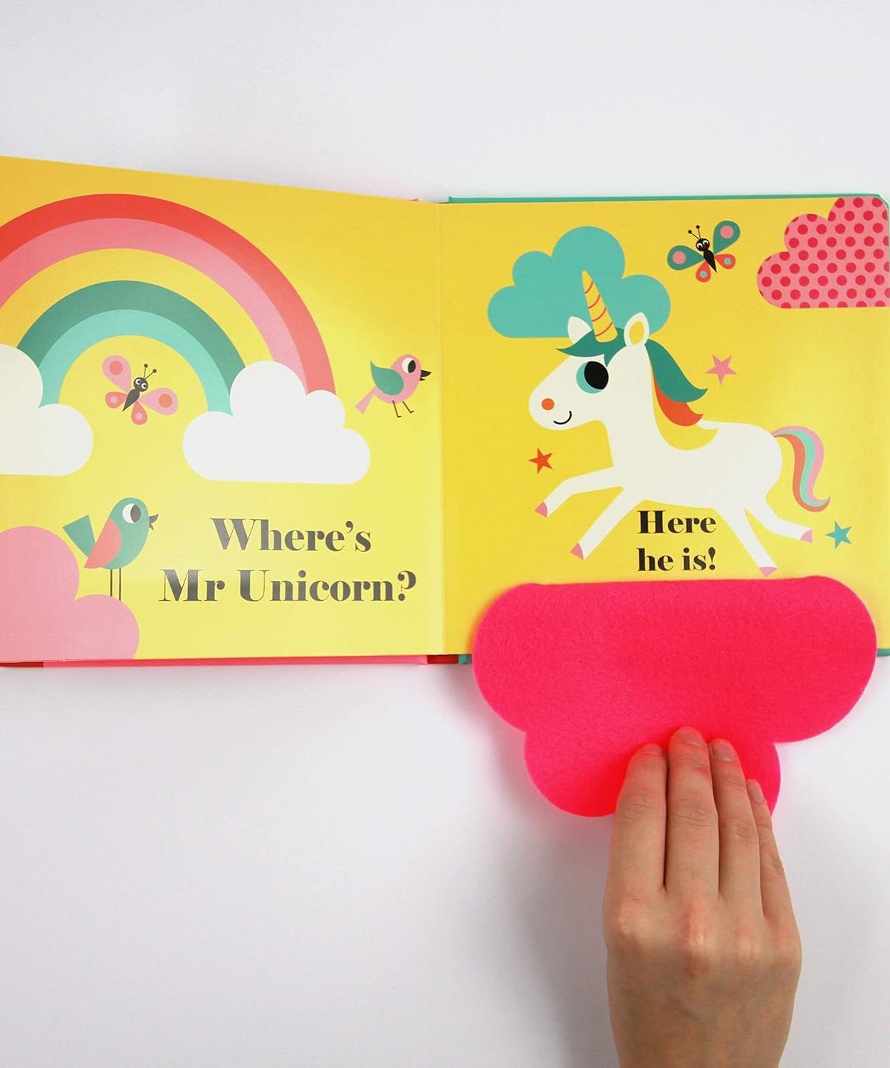 Nosy Crow - İngilizce Bay Unicorn Nerede? Kitap-Dinossi