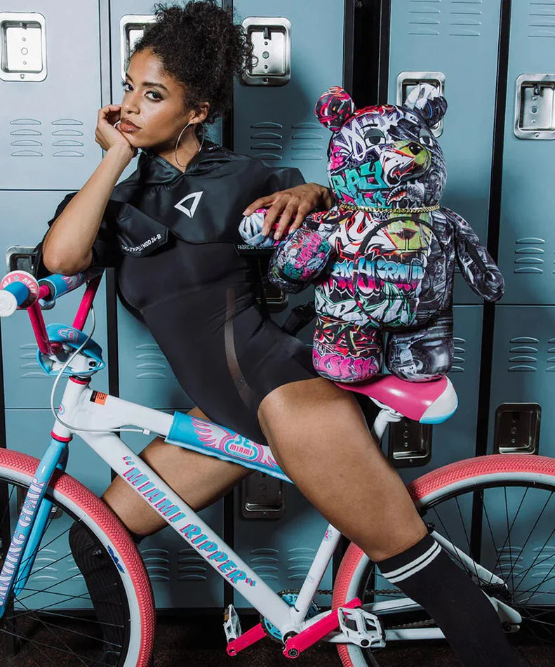 Sprayground - Разделенный Кибершарк Медвежонок Para Рюкзак Teddy