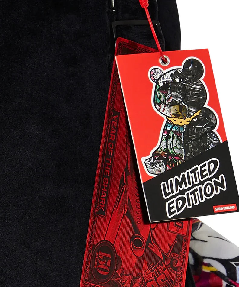 Sprayground - Разделенный Кибершарк Медвежонок Para Рюкзак Teddy