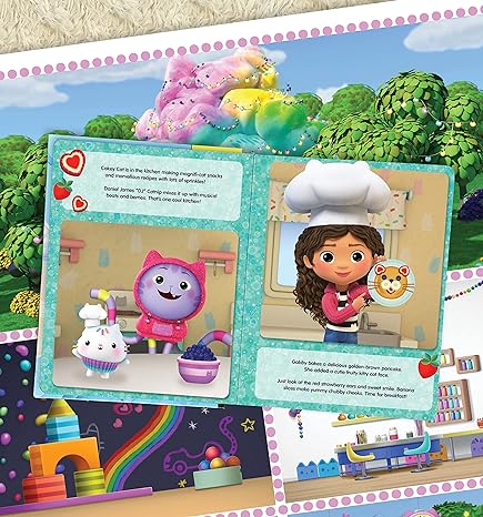 Phidal - Домик для кукол Габби Английская книга с заданиями и рассказами