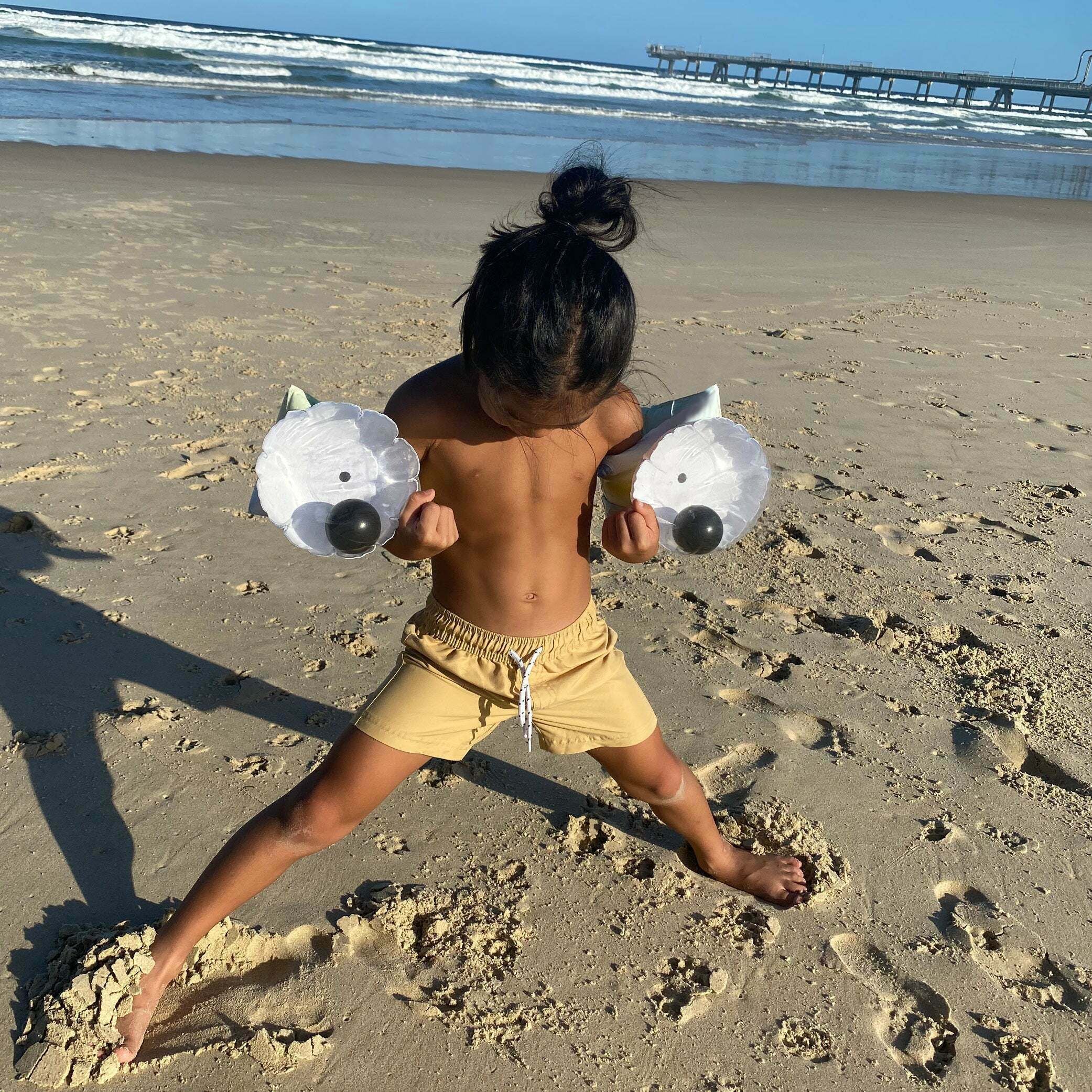 Sunnylife - Canavar Monty Çocuk Yüzme Kolluğu-Dinossi