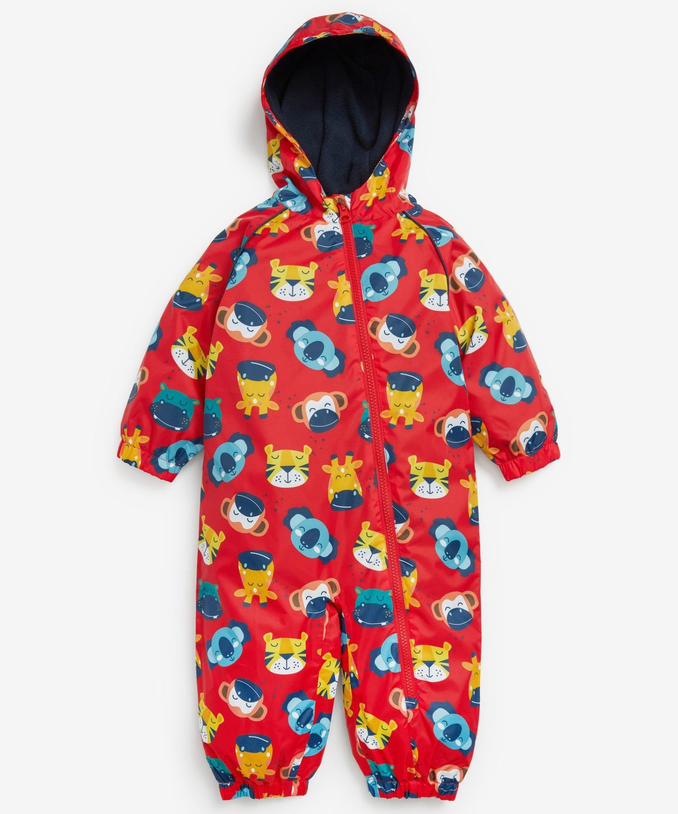 Next - Polar Astarlı Hayvanlar Desenli Çocuk Yağmurluğu - 1.5-2 Yaş-Dinossi