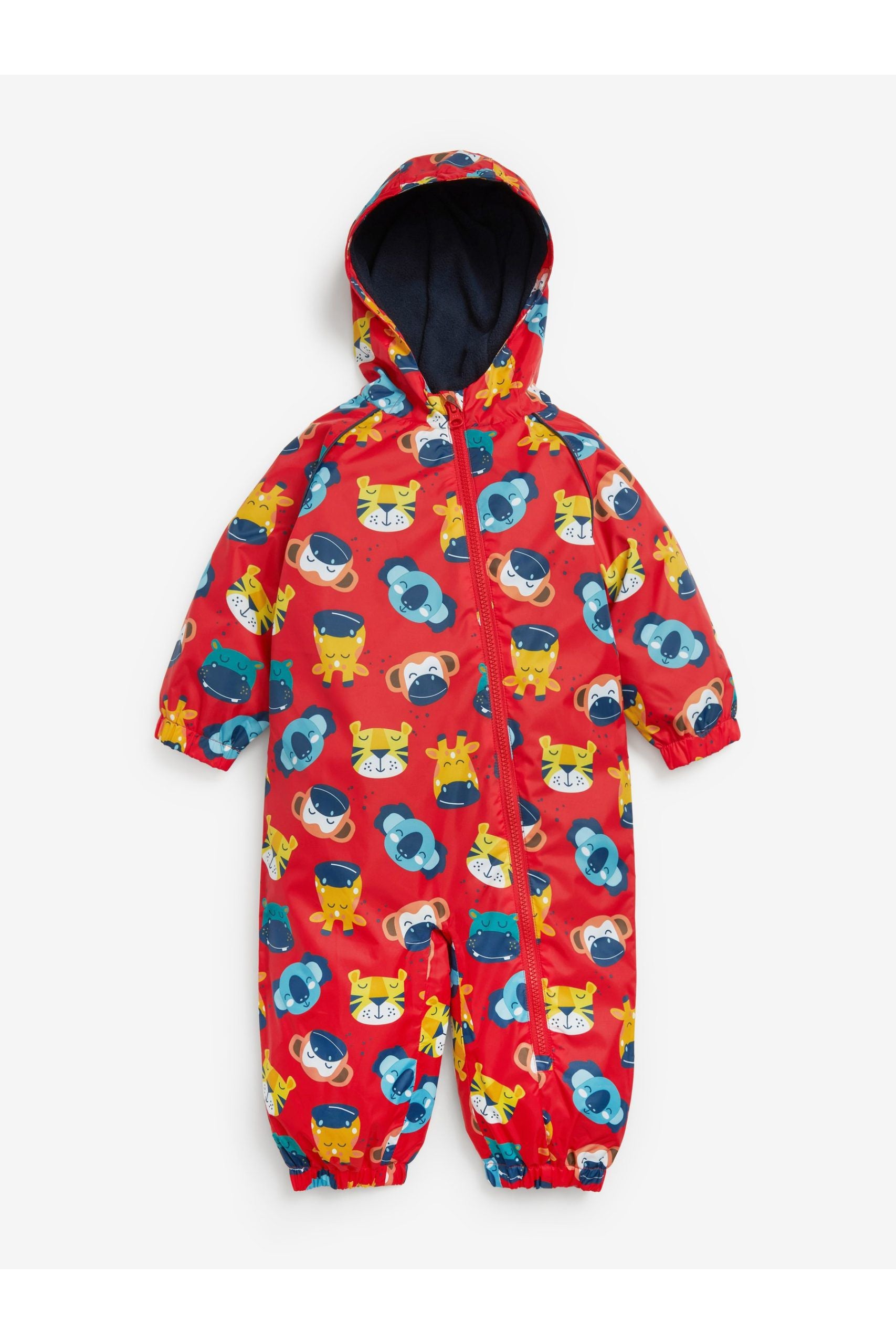 Next - Polar Astarlı Hayvanlar Desenli Çocuk Yağmurluğu - 1.5-2 Yaş-Dinossi