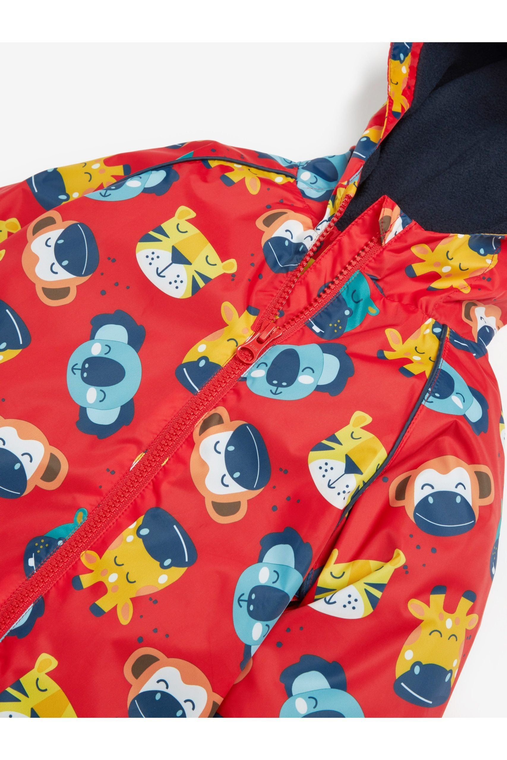 Next - Polar Astarlı Hayvanlar Desenli Çocuk Yağmurluğu - 12-18 Aylık-Dinossi