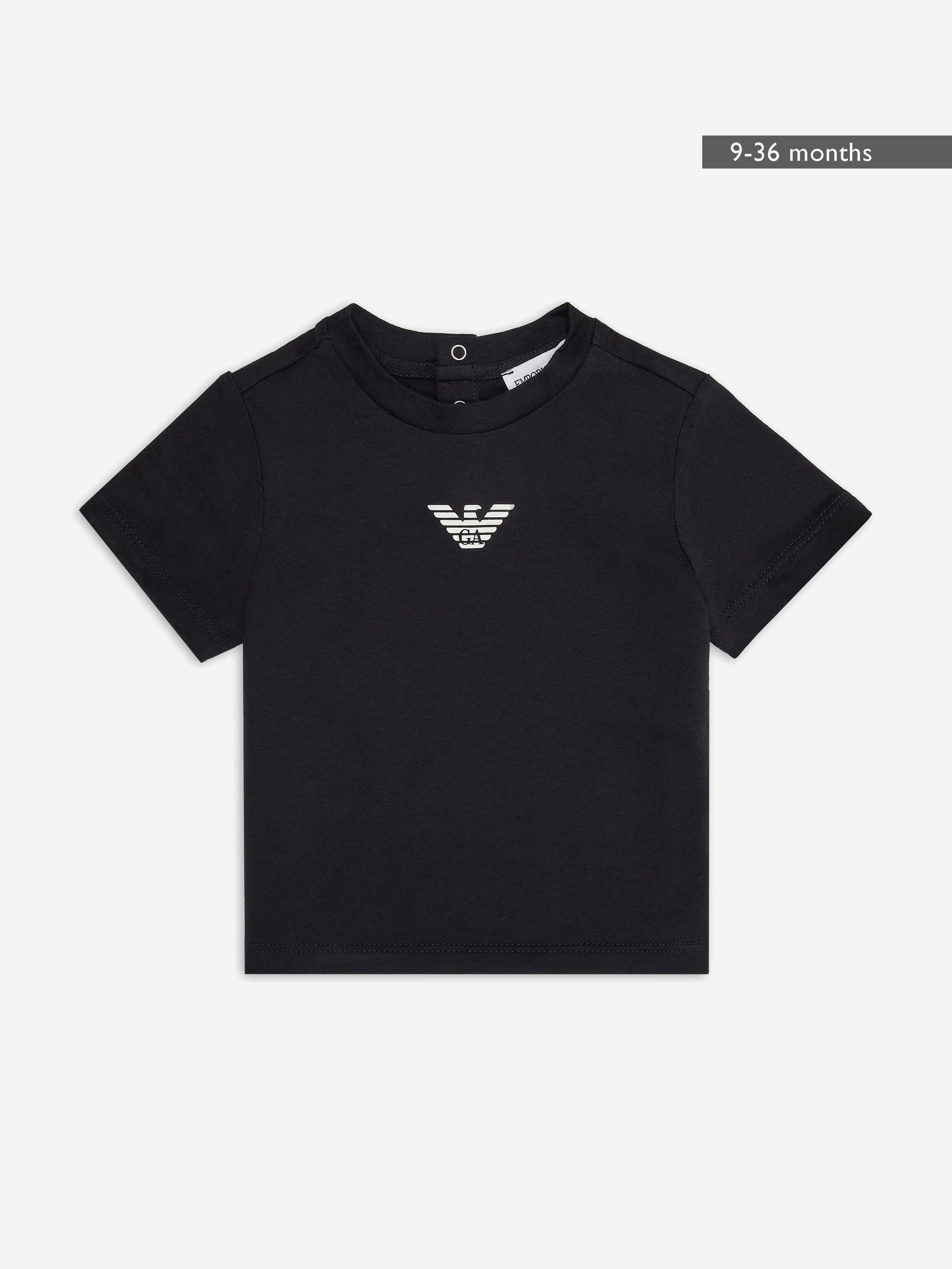Emporio Armani Baby Boys Essential T-Shirt in Navy