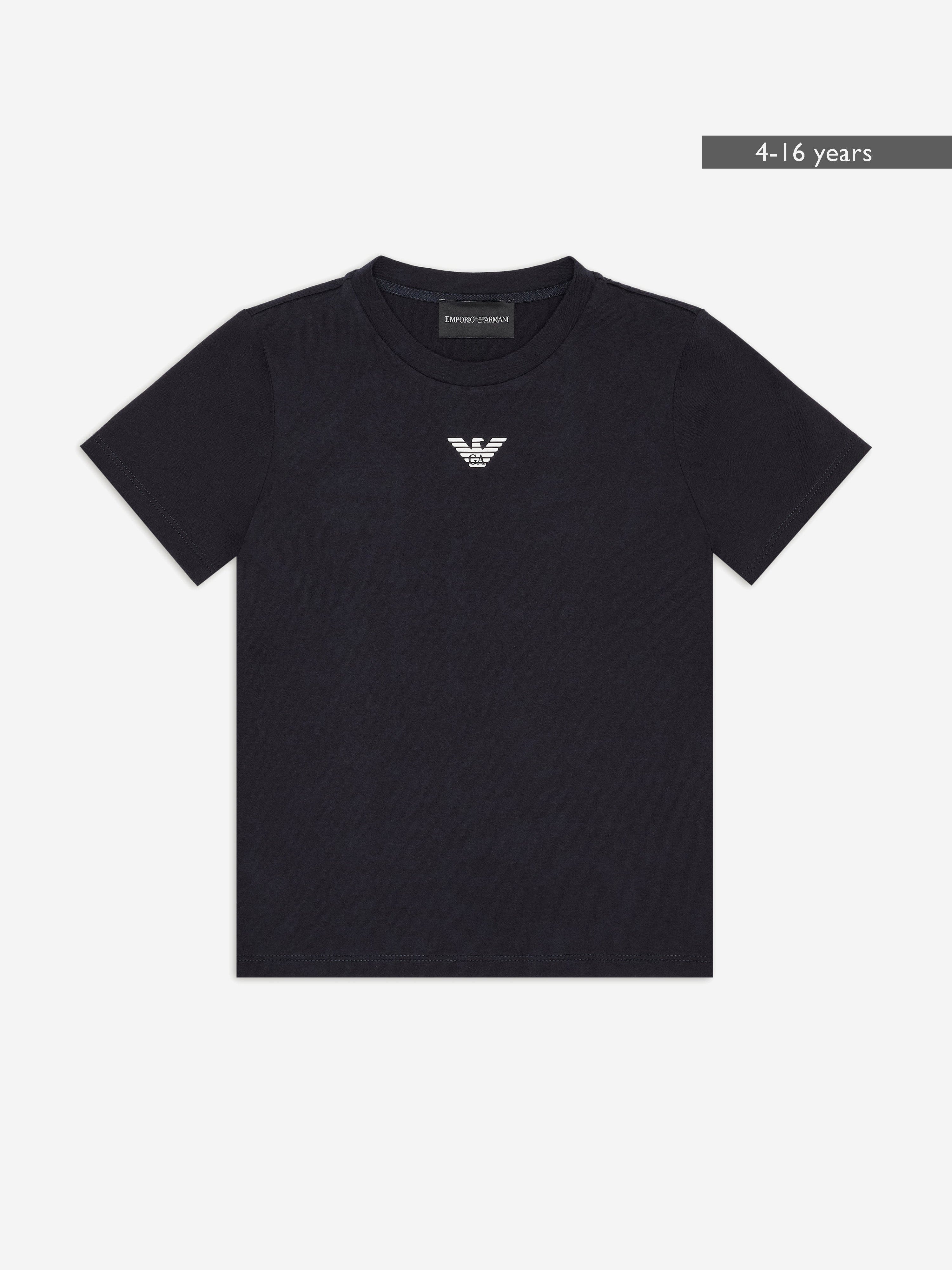 Emporio Armani Baby Boys Essential T-Shirt in Navy