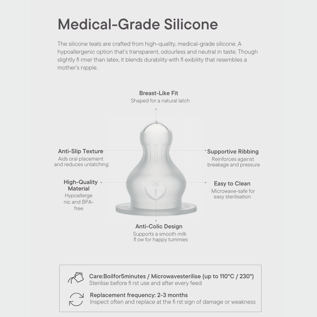 BIBS World Baby Bottle Round Silicone 4 Pack - Ivory-Baby Bottles-Ivory-150ml | Natural Baby Shower