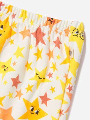 The Bonnie Mob Kids Organic Cotton Lachlan Harem Trousers in Yellow