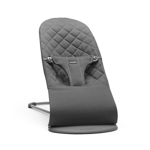 BabyBjorn Bouncer Bliss - Woven - Anthracite-Baby Bouncers-No Bouncer Toy- | Natural Baby Shower