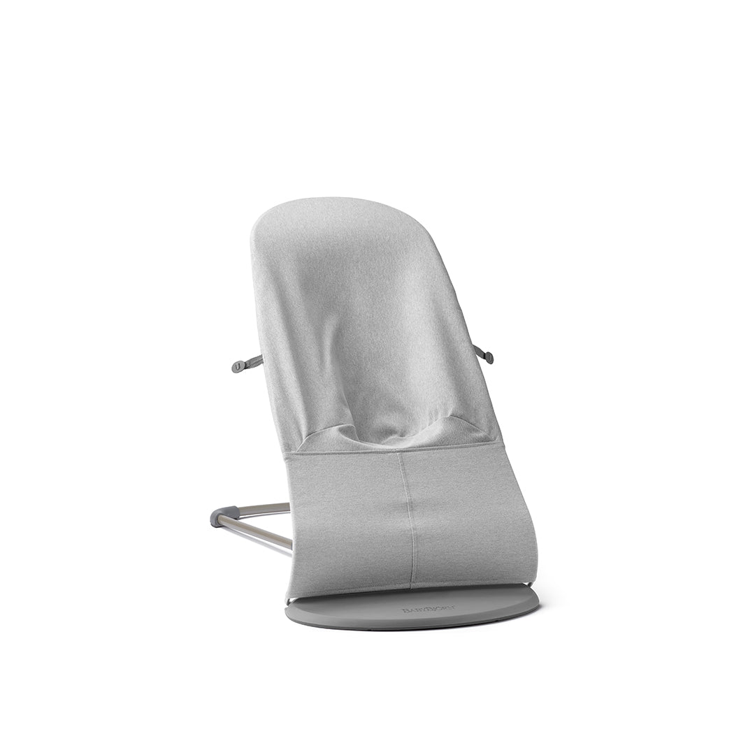 BabyBjörn Bouncer Bliss Woven Mélange - Light Grey-Baby Bouncers-No Bouncer Toy- | Natural Baby Shower