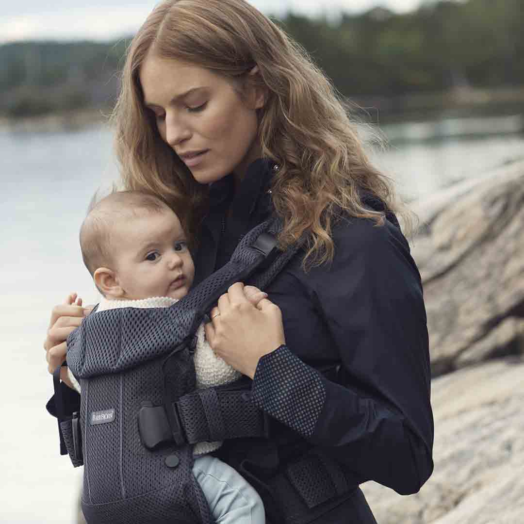 BabyBjorn One Air Baby Carrier - Anthracite-Baby Carriers-Anthracite- | Natural Baby Shower