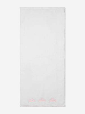 Cotton and Company Girls Cotton Crown Bathrobe And Towel Set