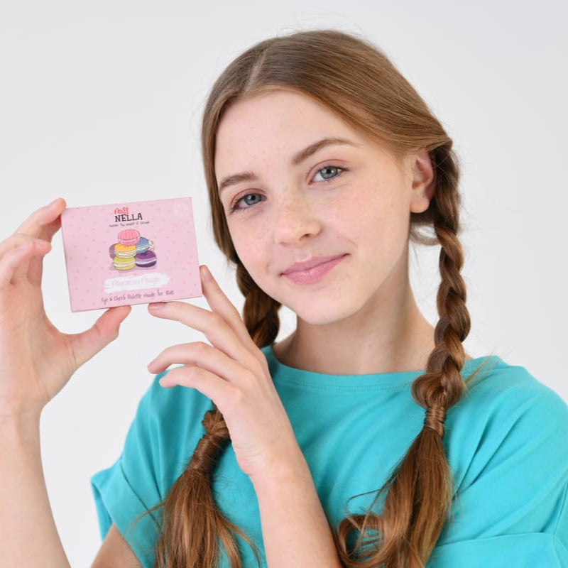 Miss Nella - Палетка из 2-х оттенков для глаз и щек Macaron