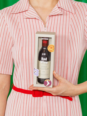 Eat My Socks - Yetişkin Kırmızı Şarap Çorap-Dinossi