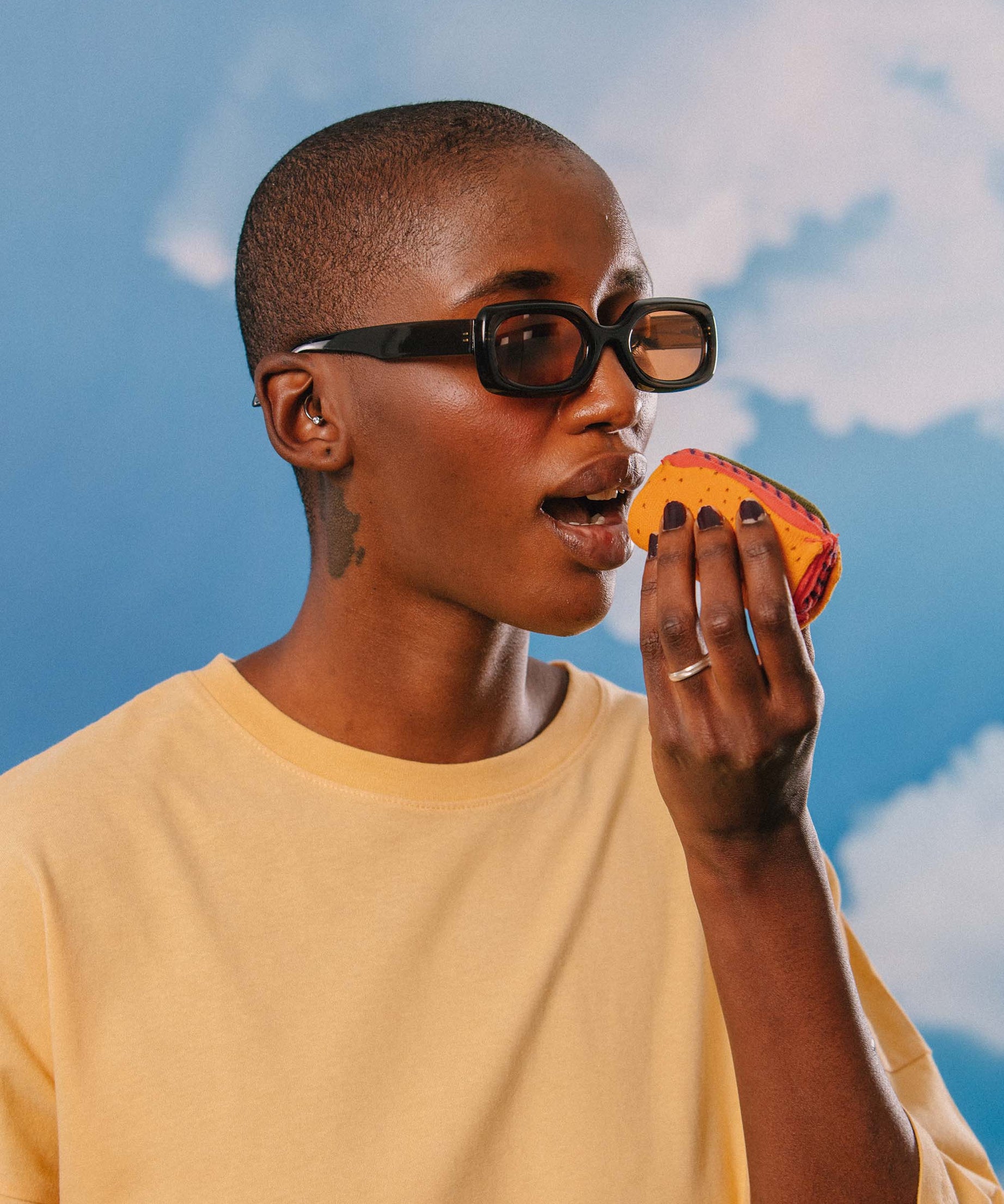 Eat My Socks - Yetişkin Baharatlı Taco Çorap - Dinossi