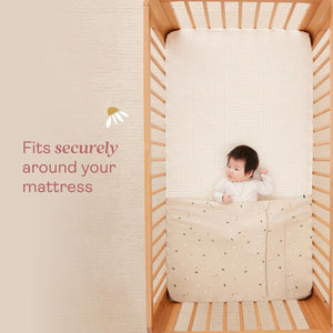 ergoPouch Organic Crib All Year HugMe Blanket - Rose - 1.0 / 2.5 TOG-Blankets-Rose- | Natural Baby Shower