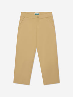 KENZO Kids Loose Fit Trousers in Beige
