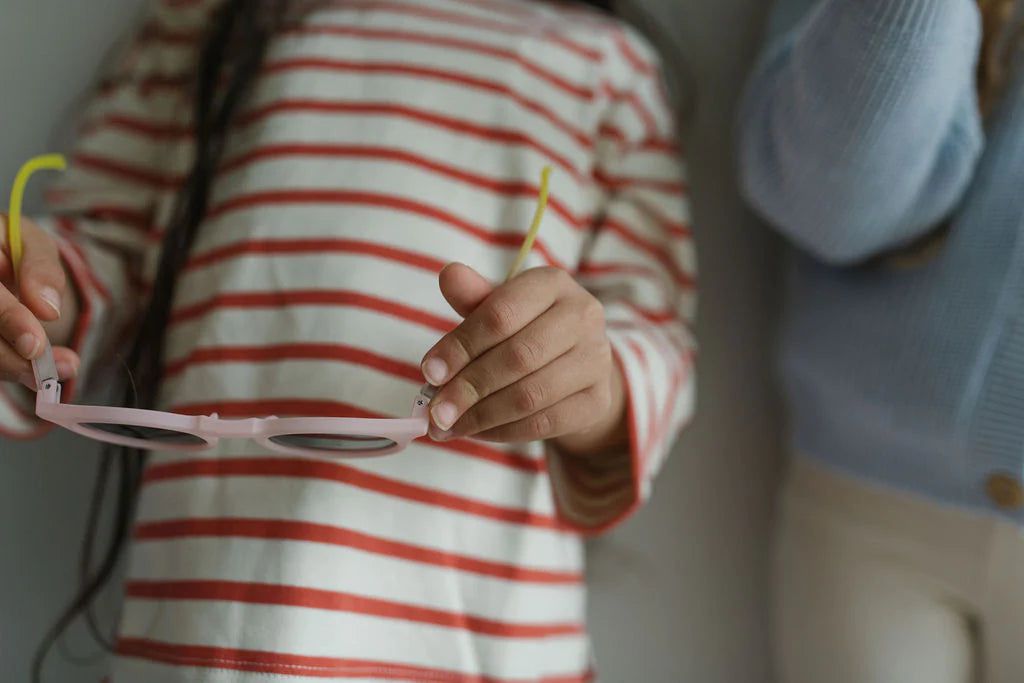 Leosun - Soft Pembe Polarize UV400 Çocuk Güneş Gözlüğü 3-8 Yaş-Dinossi