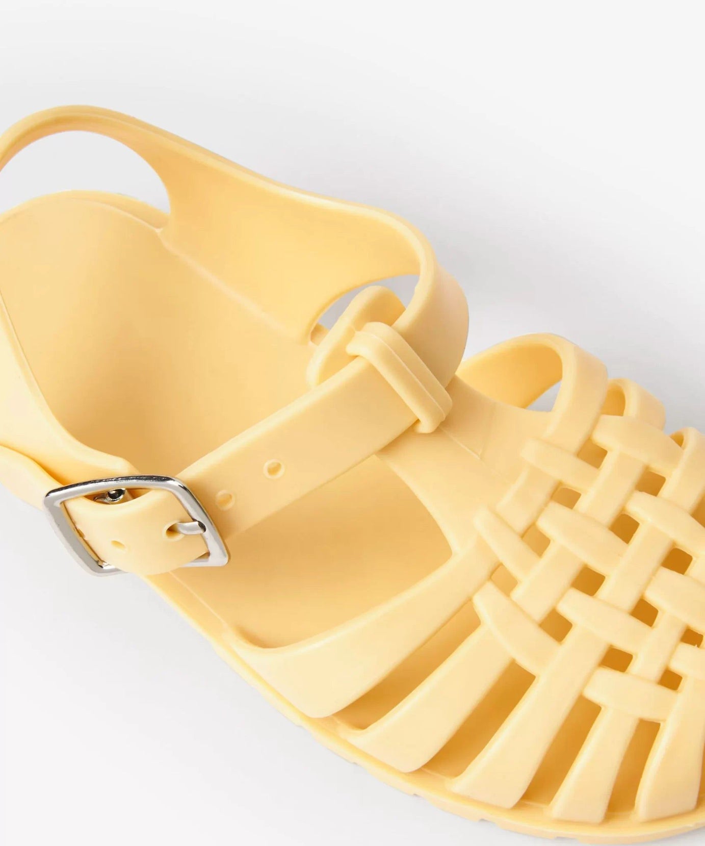 Next - Kız ve Erkek Çocuk Jöle Jelly Açık Sarı Sandalet - 30.5-Dinossi