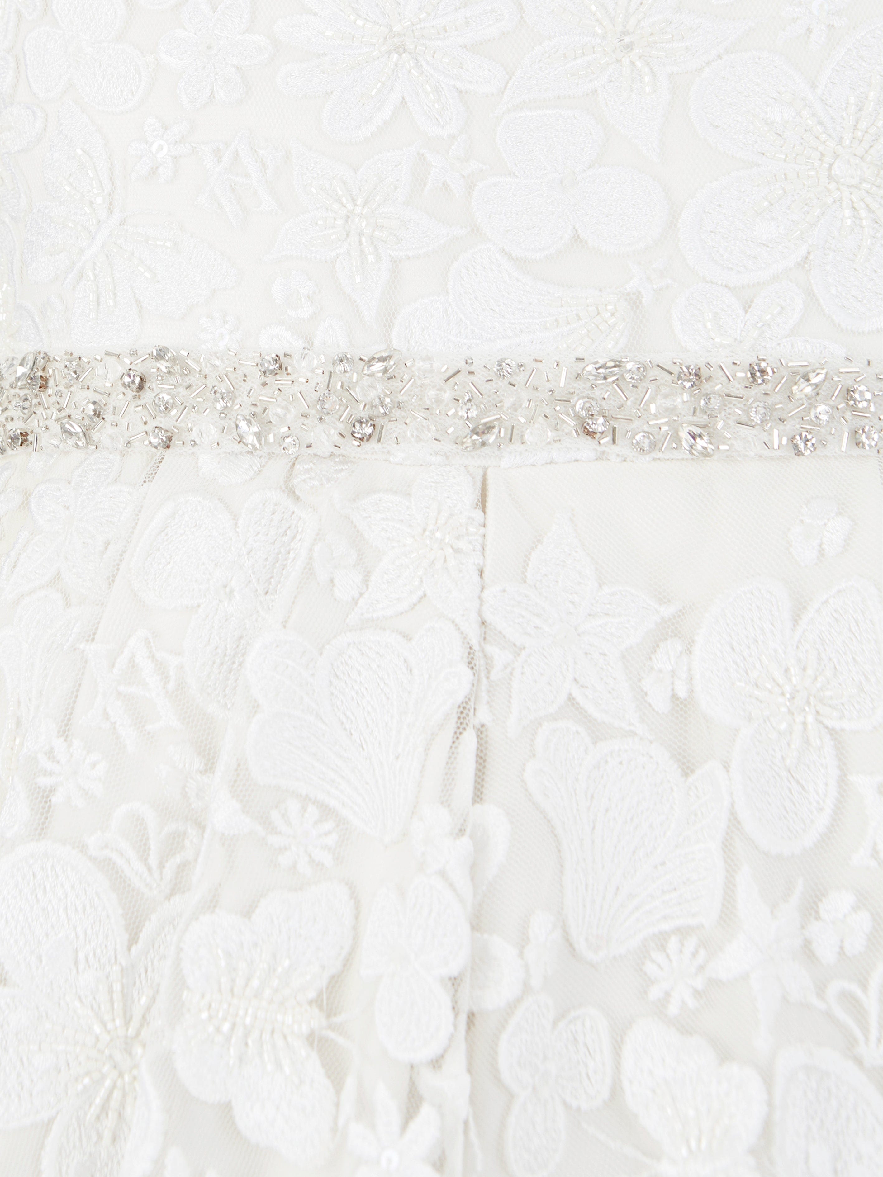 Maison Ava Girls Ariel Occasion Dress in Ivory