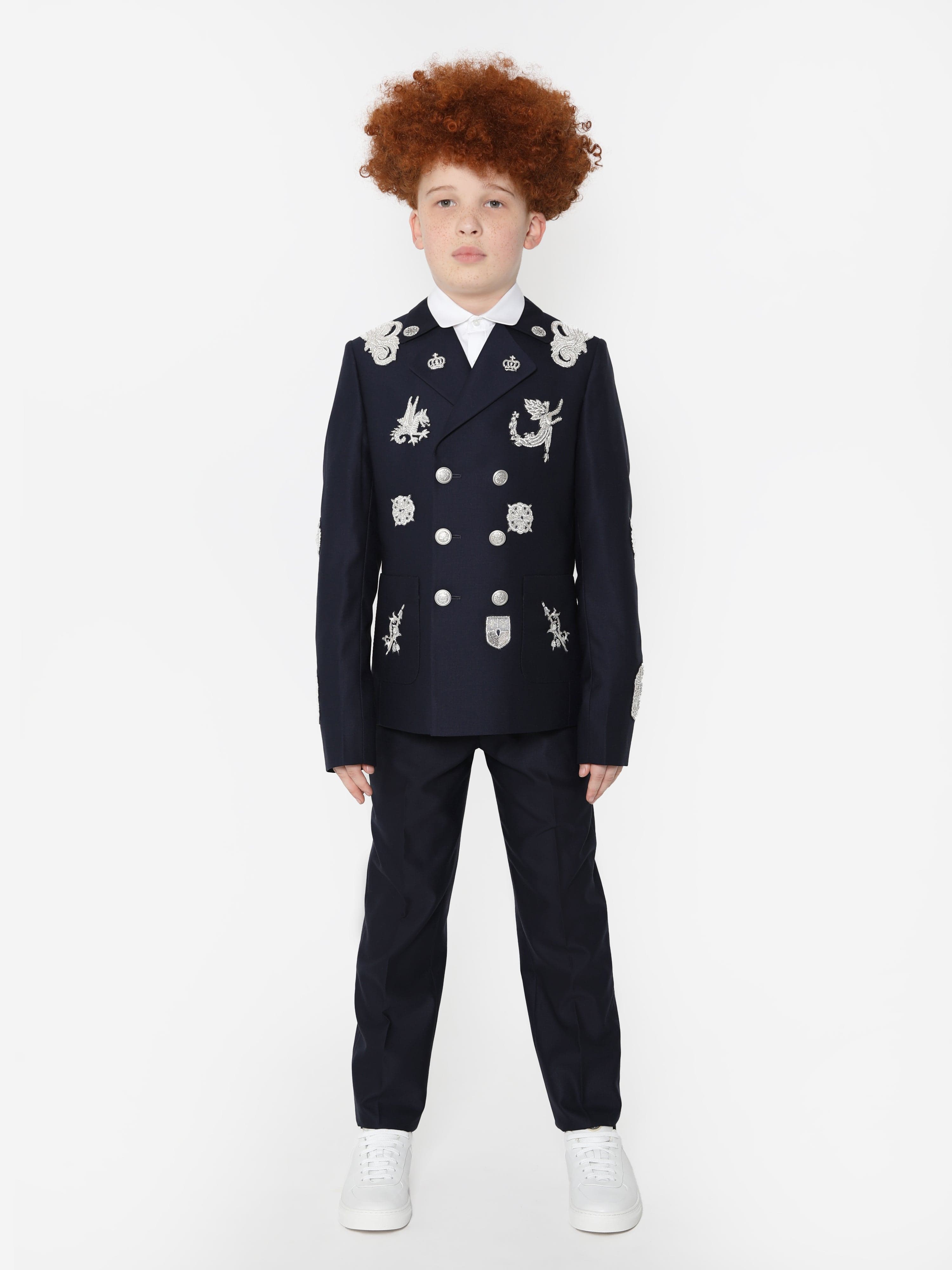 Maison Ava Boys Neil Suit in Navy