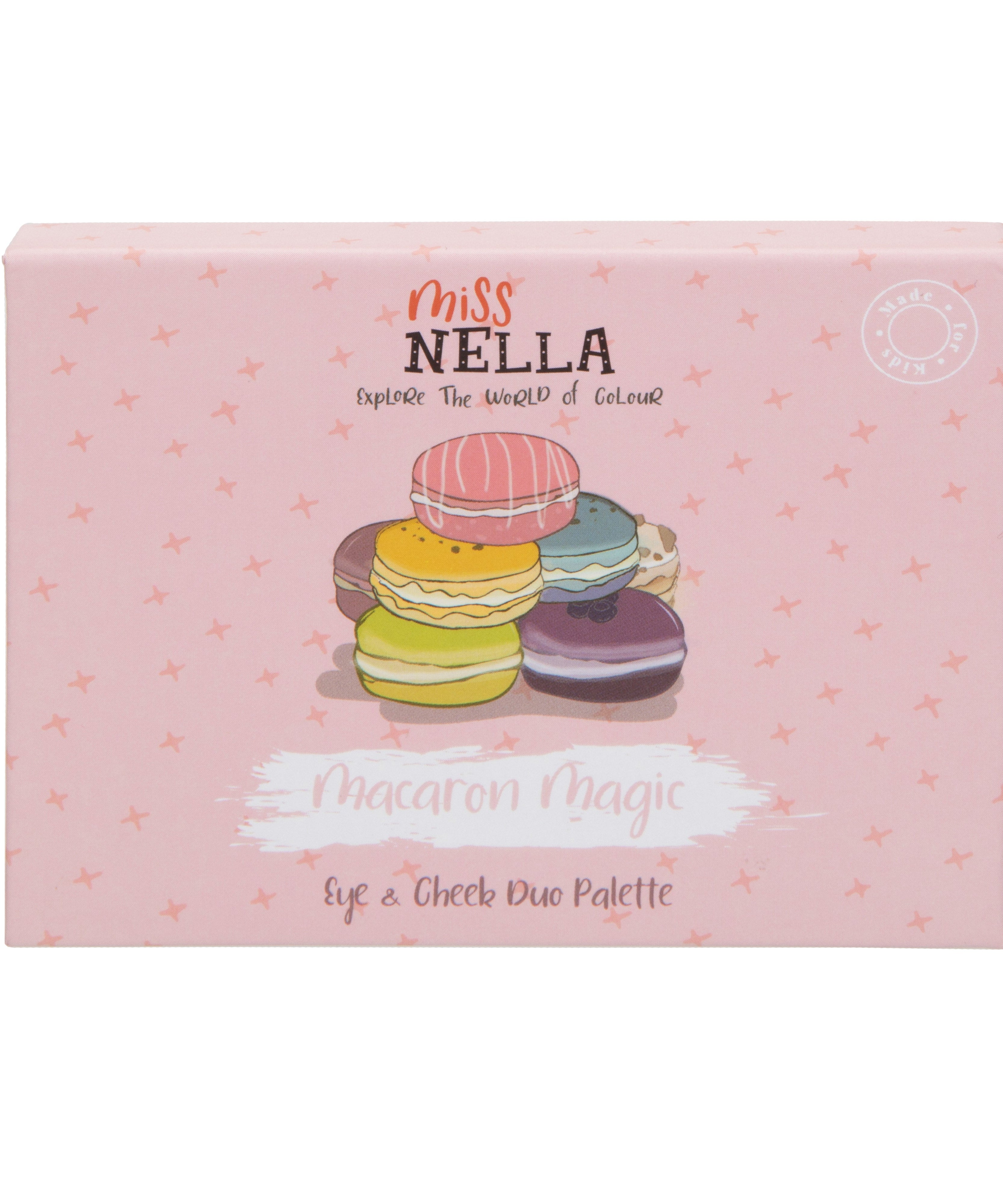Miss Nella - Палетка из 2-х оттенков для глаз и щек Macaron