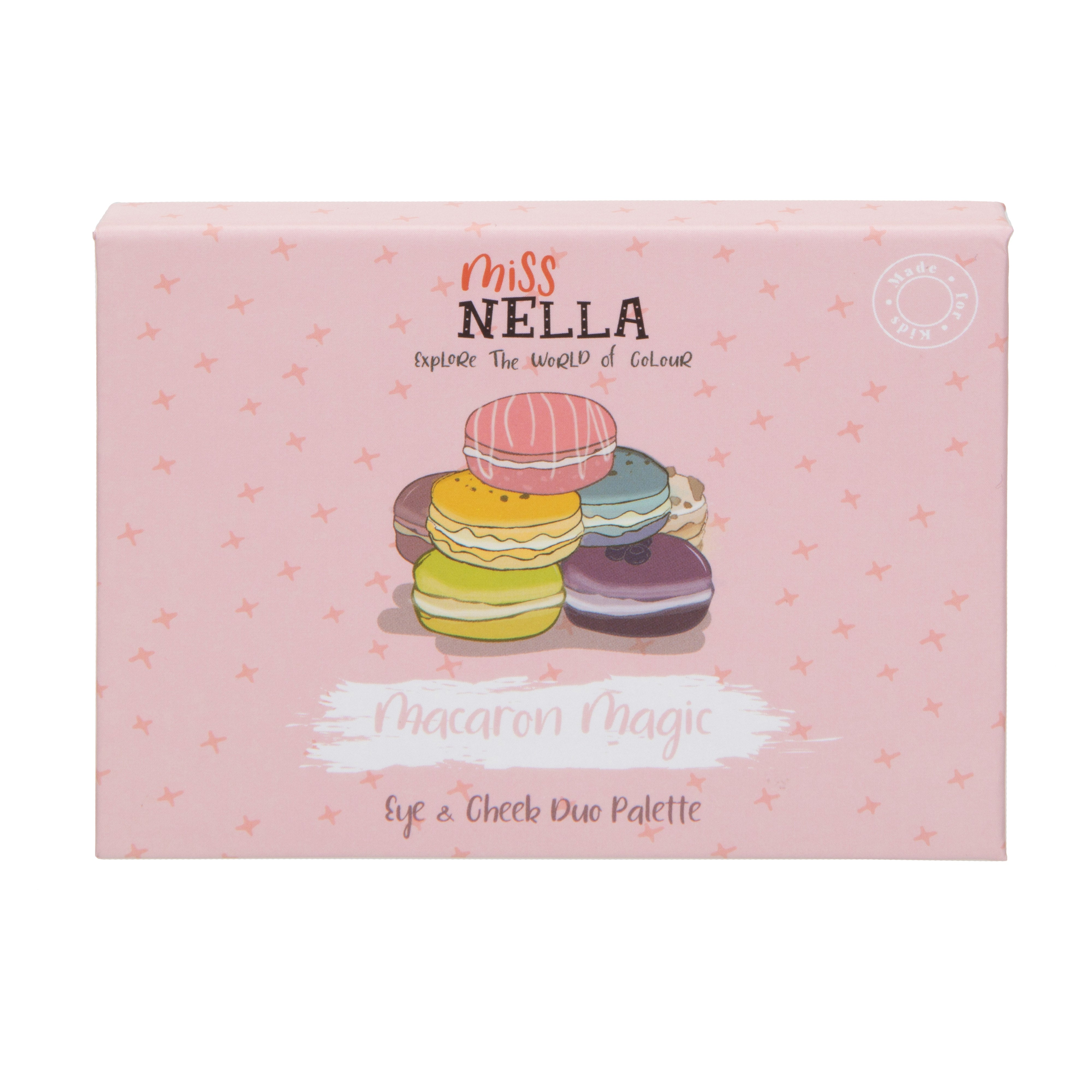 Miss Nella - Палетка из 2-х оттенков для глаз и щек Macaron