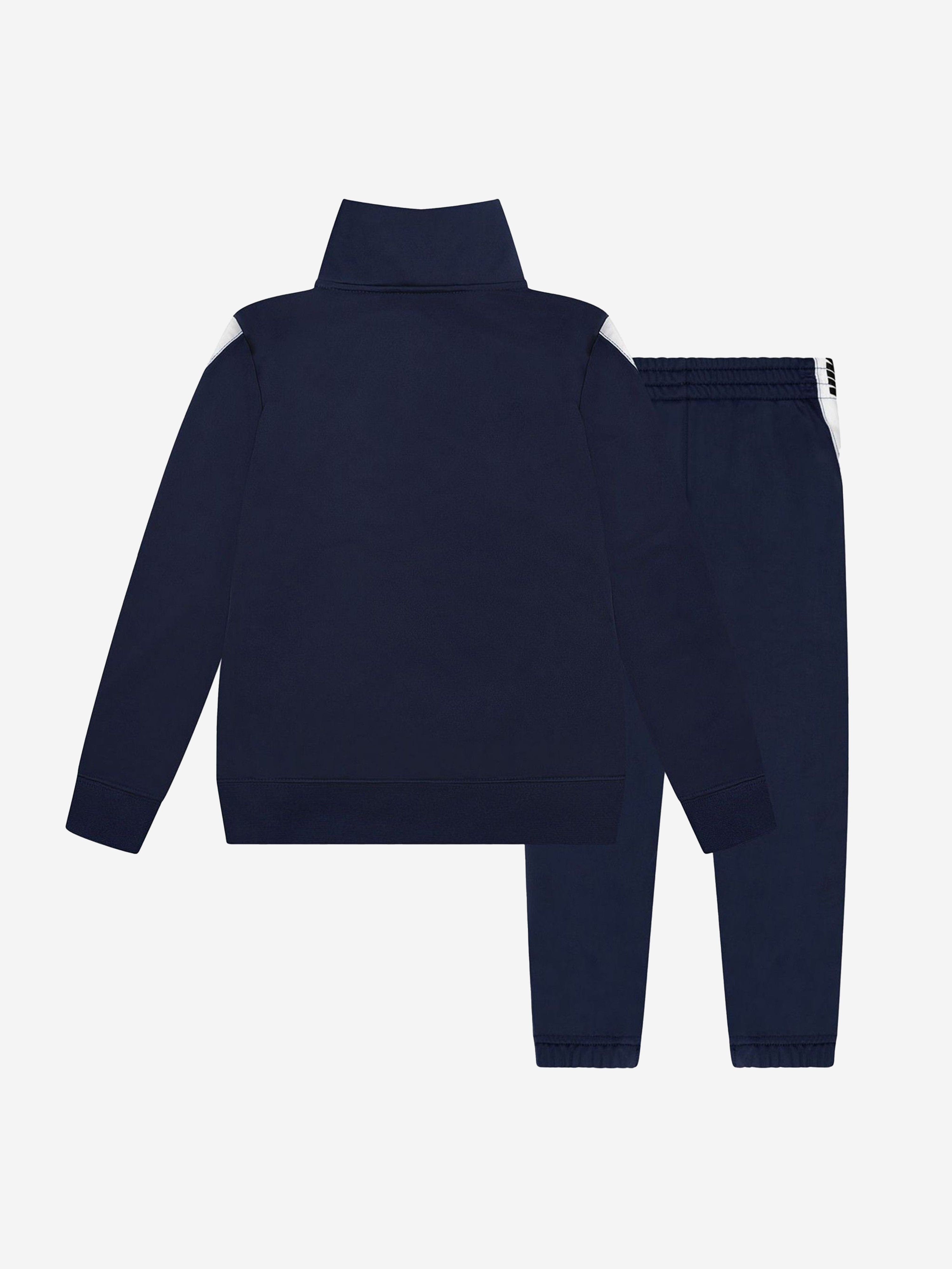 Nike Boys NSW Logo Tracksuit in Navy