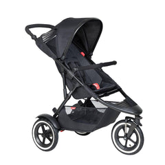 Phil & Teds Sport Pushchair - Black-Strollers-Black-No Carrycot | Natural Baby Shower