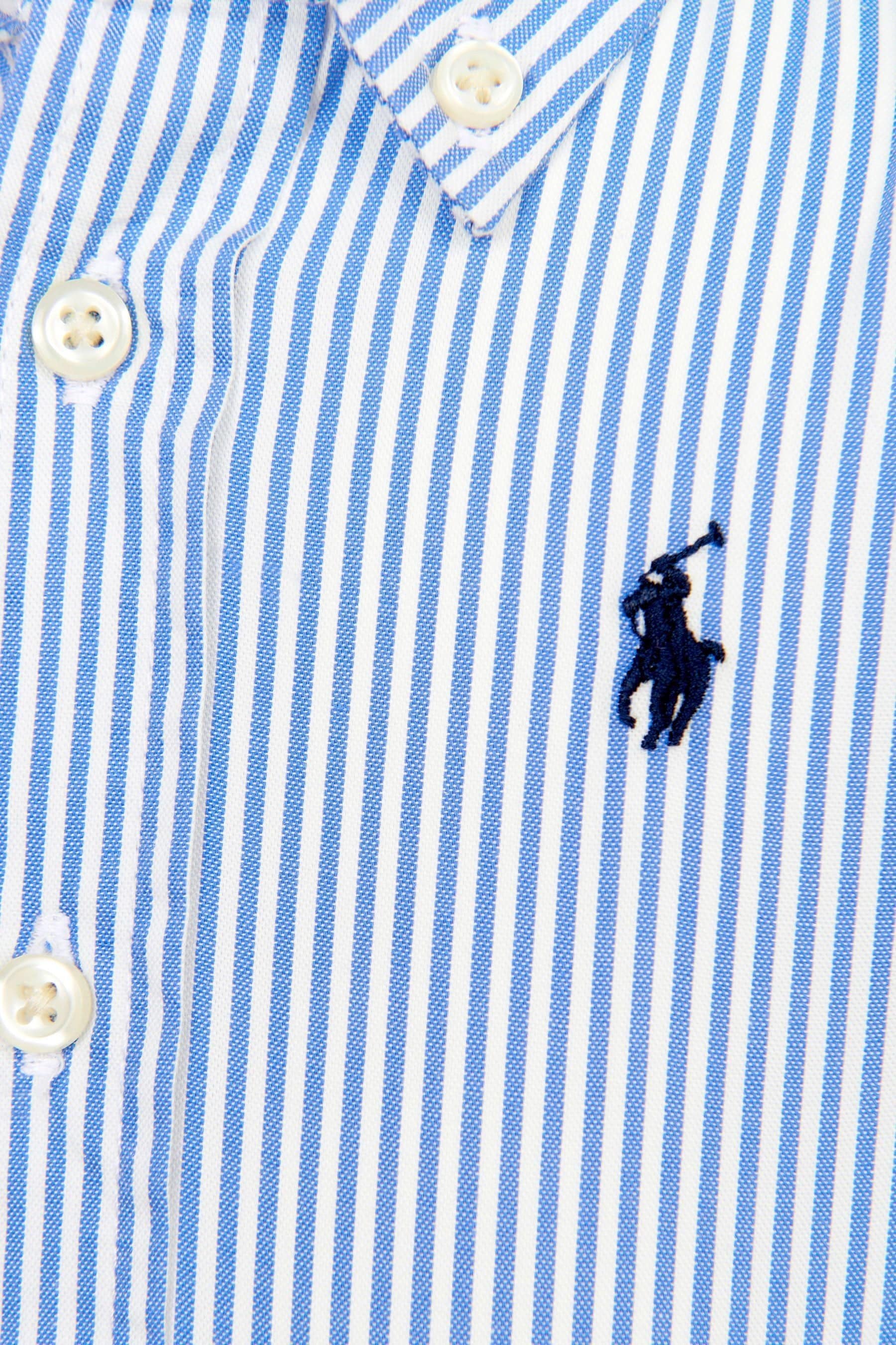 Ralph Lauren Baby Boys Slim Fit Shirt in Blue