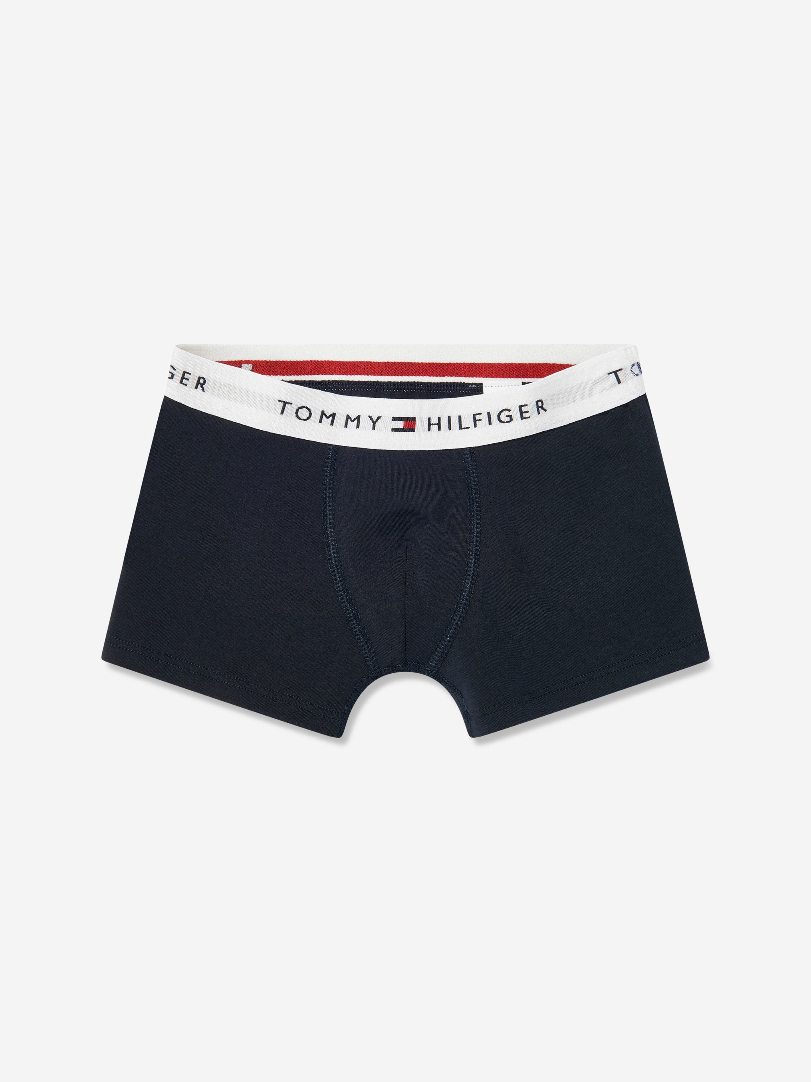 Tommy Hilfiger Boys 2 Pack Boxer Shorts Set in Navy